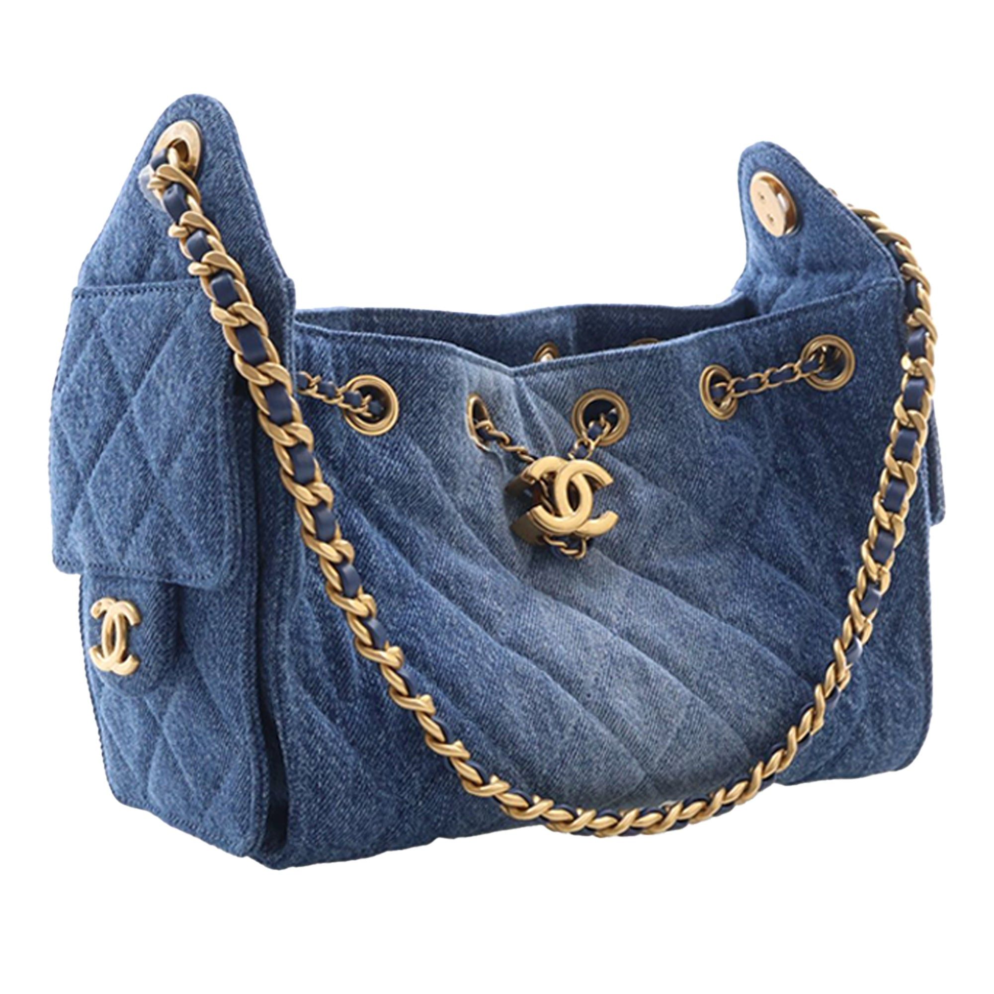 Chanel Mini Quilted Denim 25 Hobo Size ONE SIZE - 2 Thumbnail