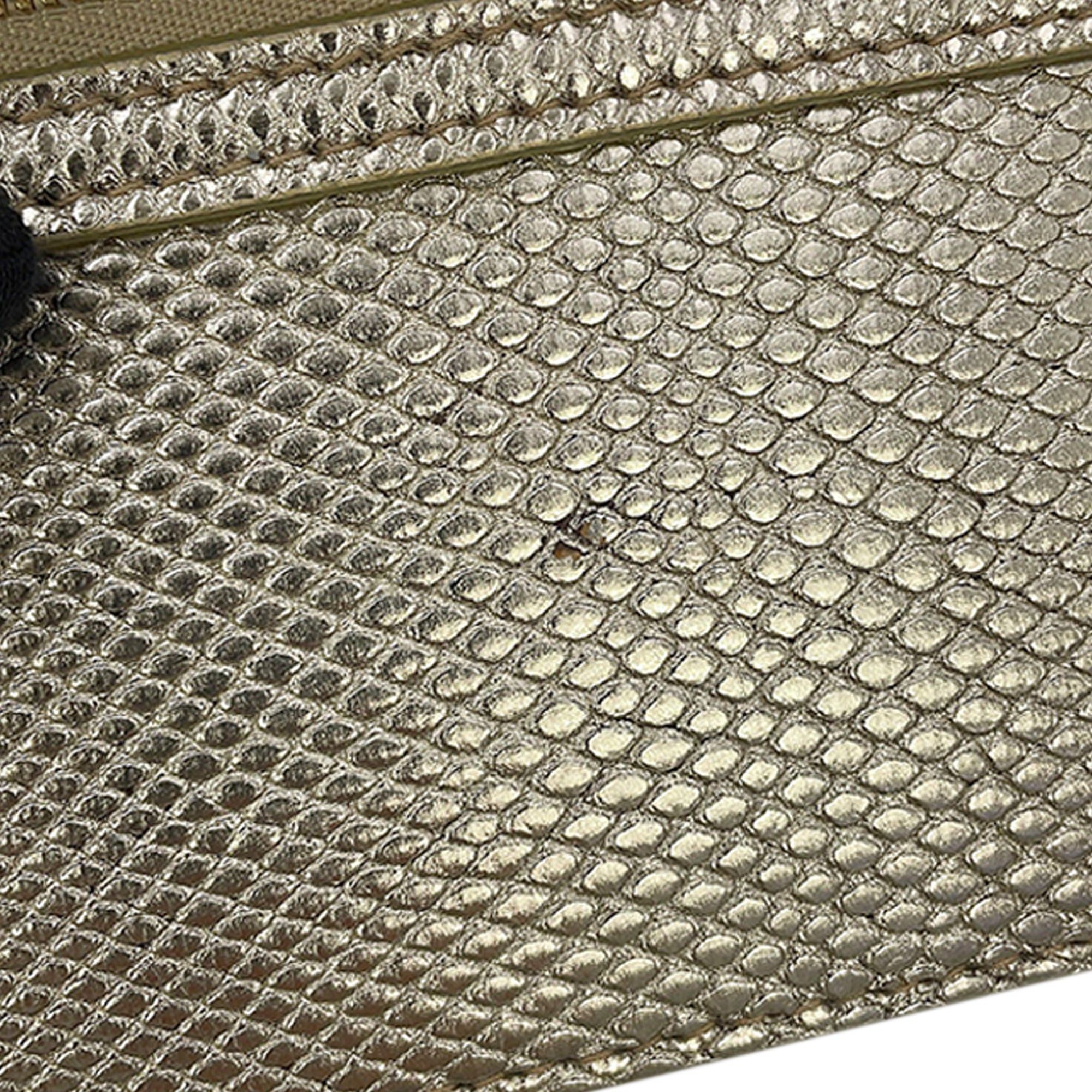 Bvlgari Embossed Leather Serpenti Forever Vanity Bag Size ONE SIZE - 15 Thumbnail