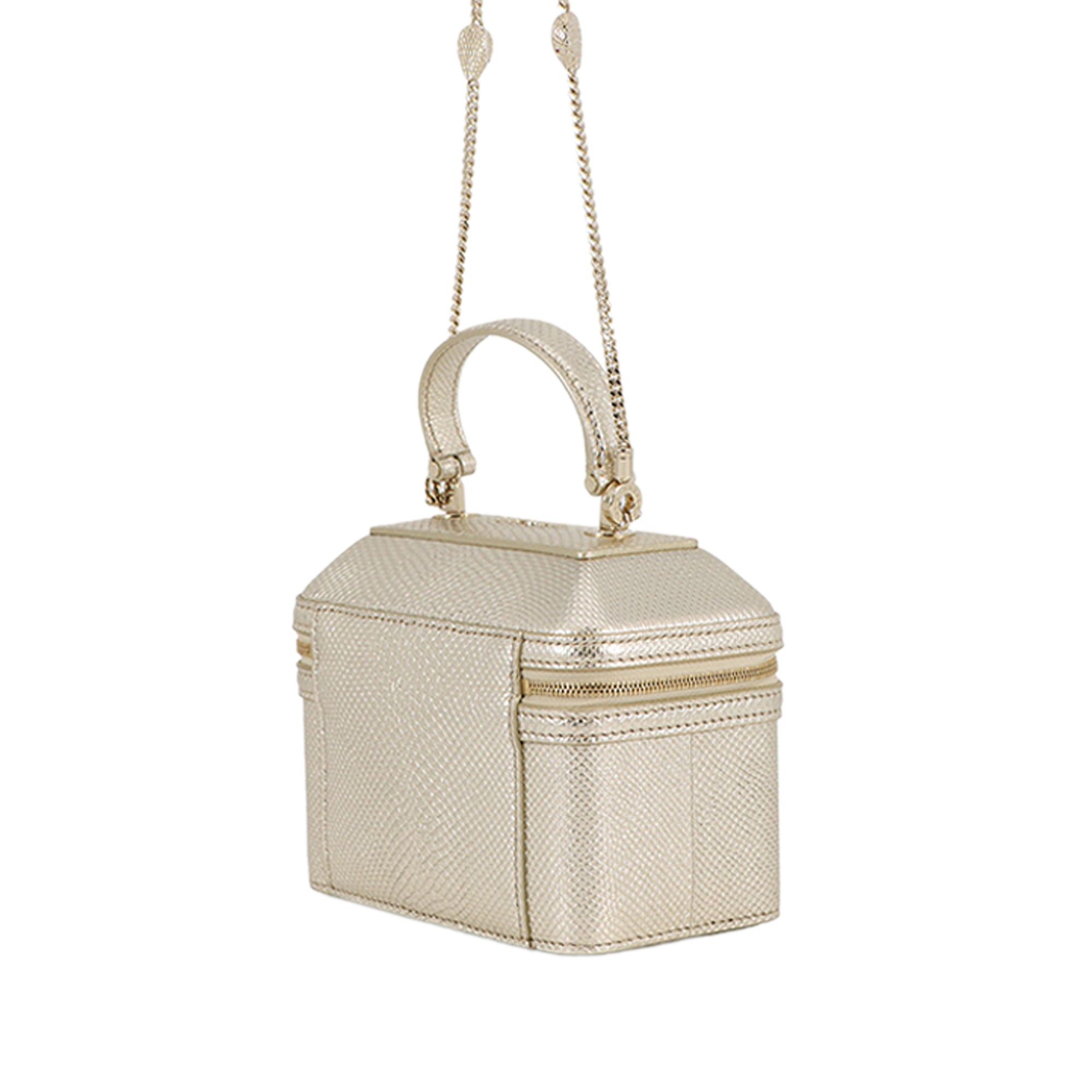 Bvlgari Embossed Leather Serpenti Forever Vanity Bag Size ONE SIZE - 2 Thumbnail