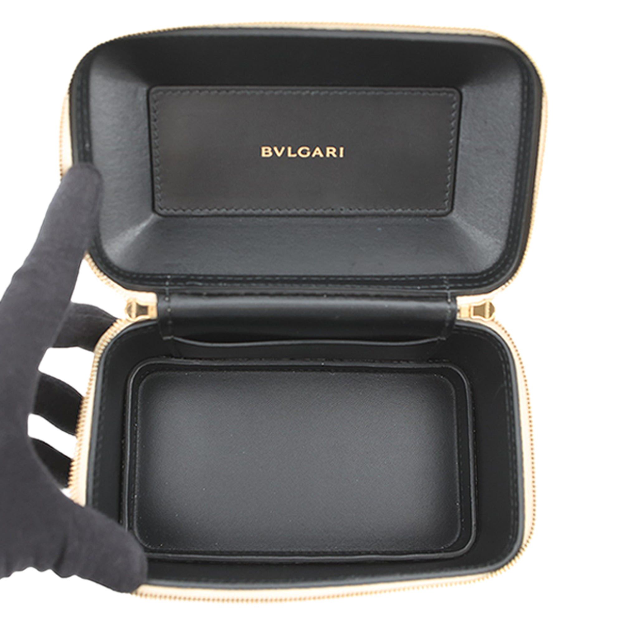 Bvlgari Embossed Leather Serpenti Forever Vanity Bag Size ONE SIZE - 5 Thumbnail