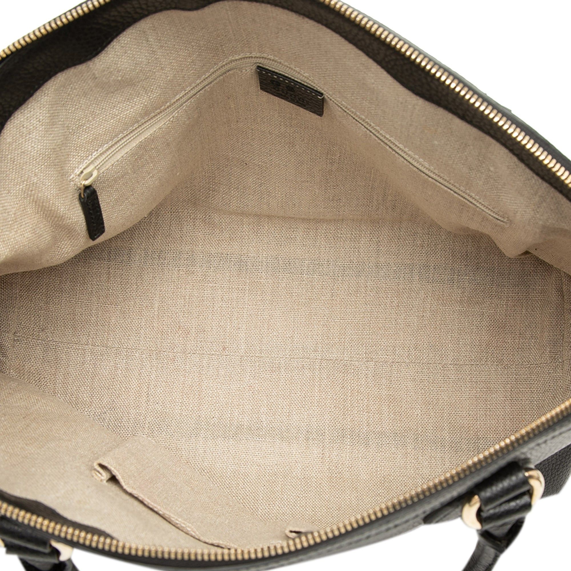 Gucci Medium Leather GG Charm Dome Satchel Size ONE SIZE - 4 Thumbnail