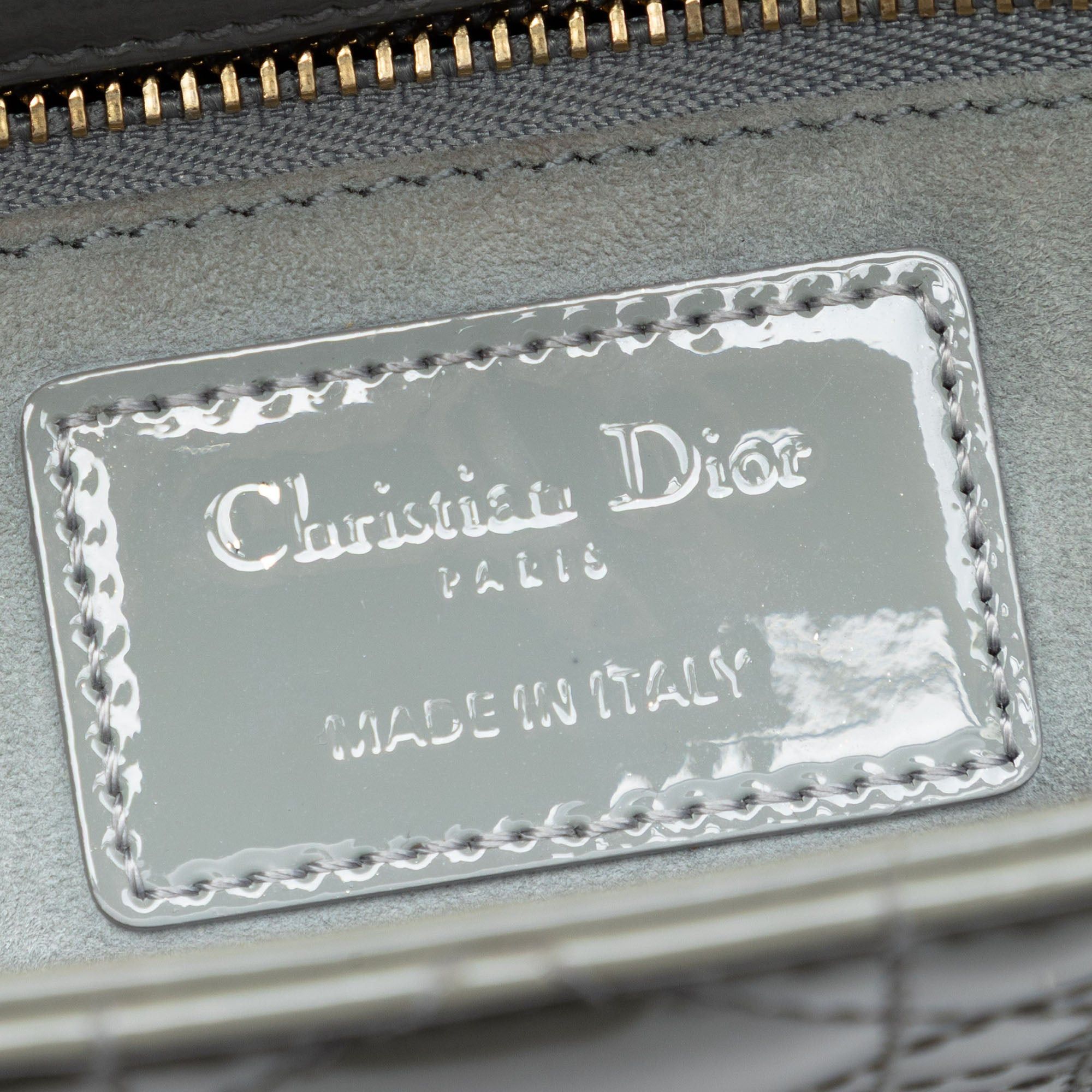 Dior Small Patent Cannage Lady Dior Size ONE SIZE - 5 Thumbnail