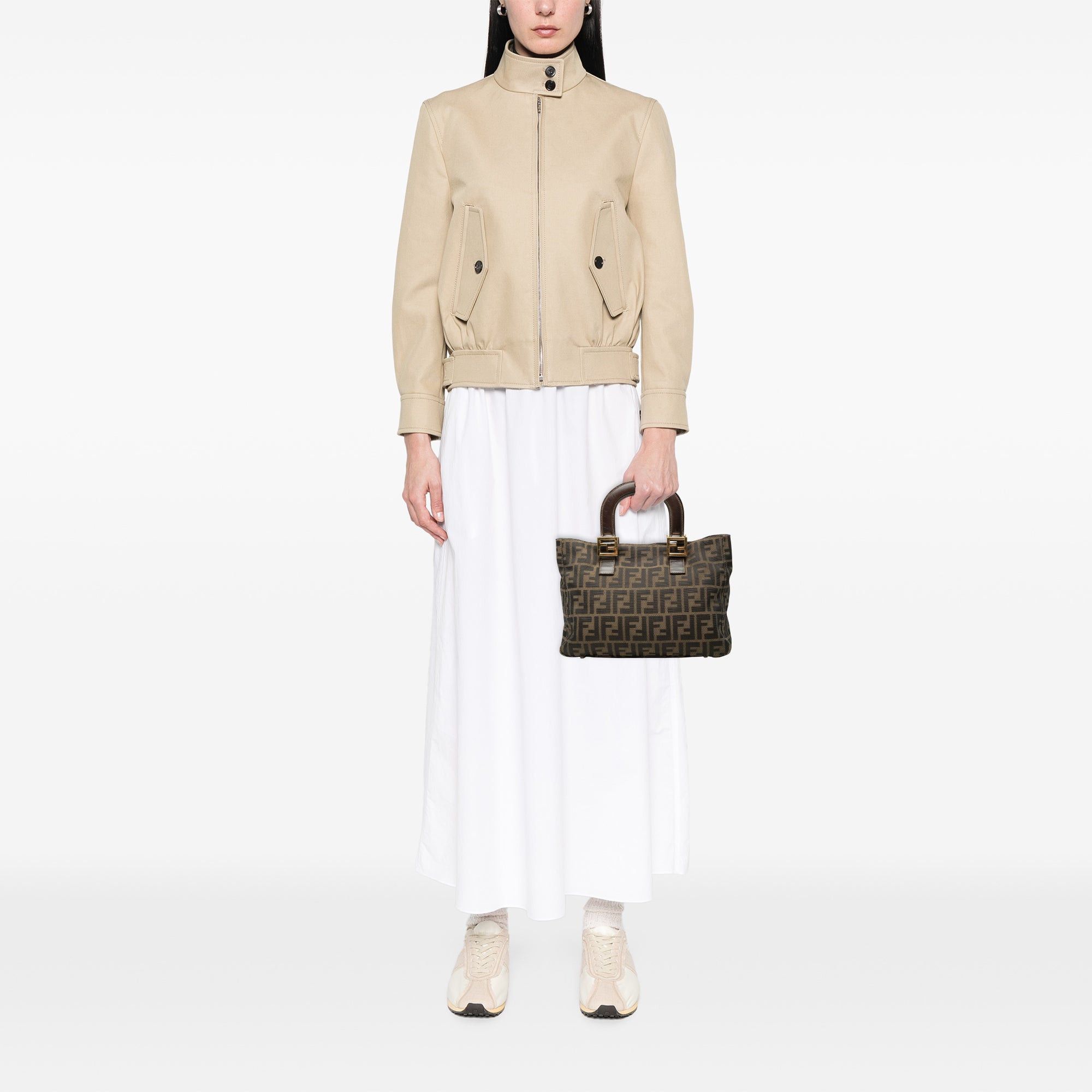 Fendi Small Zucca Canvas Twins Tote Size ONE SIZE - 6 Thumbnail