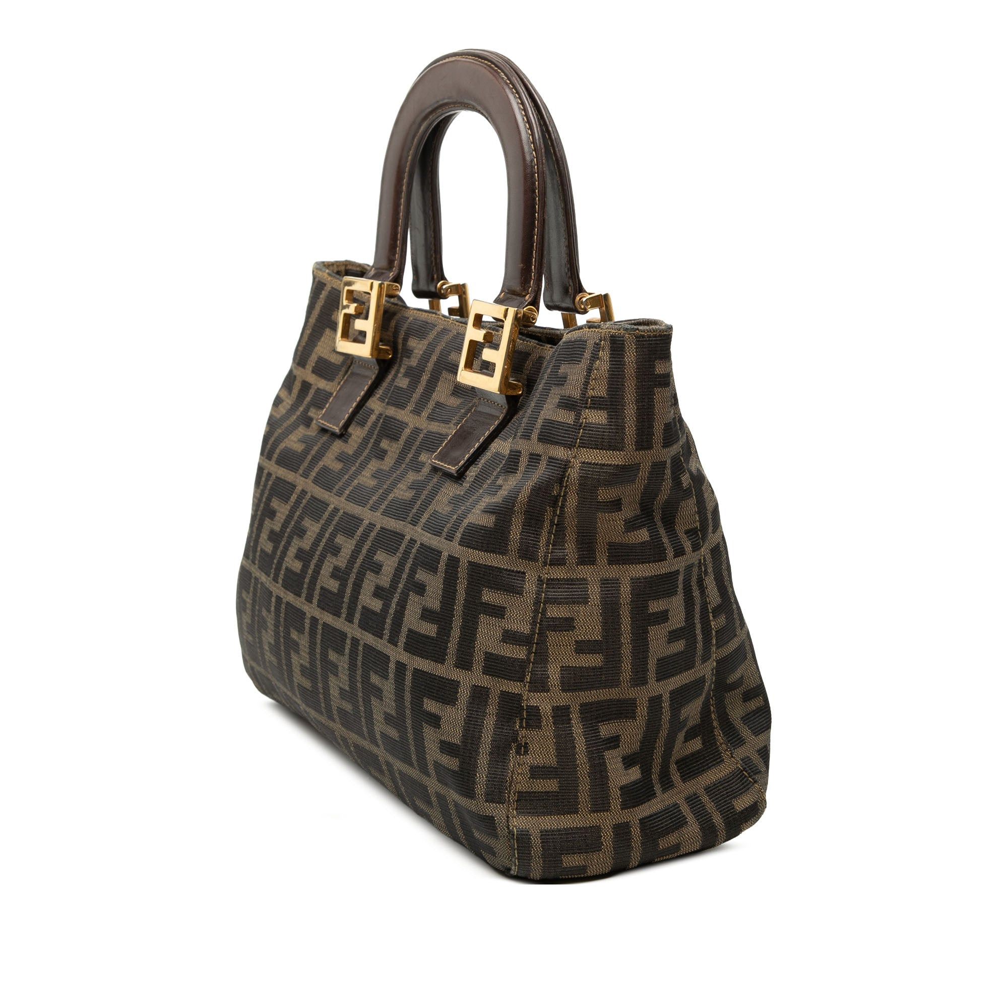 Fendi Small Zucca Canvas Twins Tote Size ONE SIZE - 2 Thumbnail
