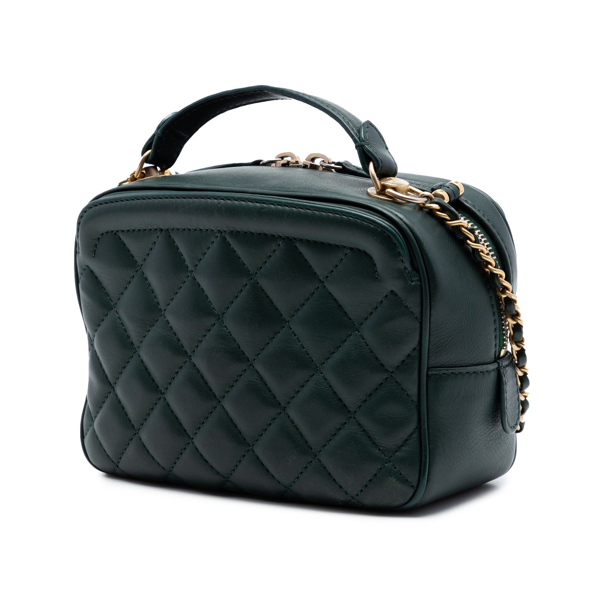 Chanel Small CC Quilted Calfskin Top Handle Vanity Case with Chain Size ONE SIZE - 2 Thumbnail