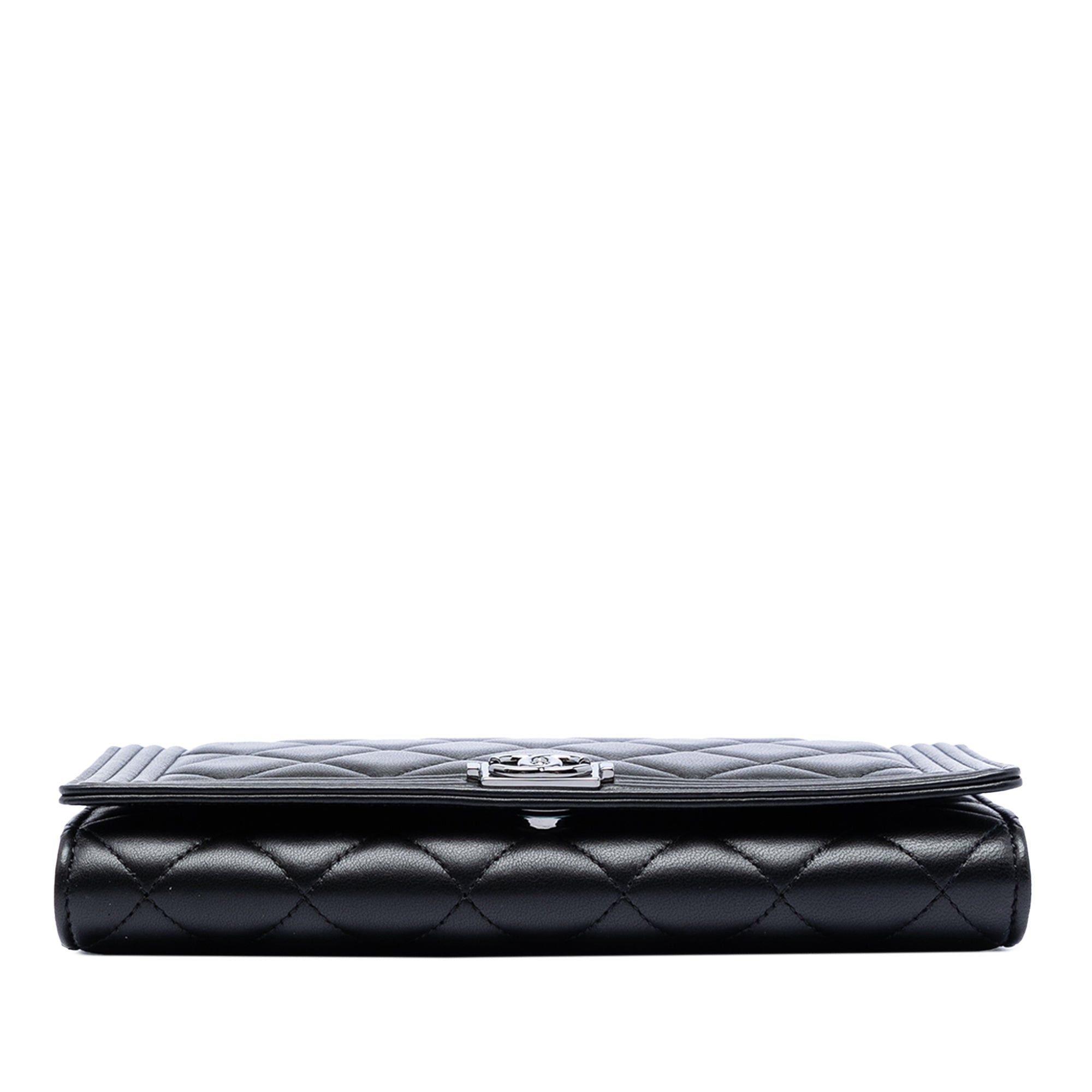 Chanel Quilted Lambskin Boy Wallet On Chain Size ONE SIZE - 3 Thumbnail