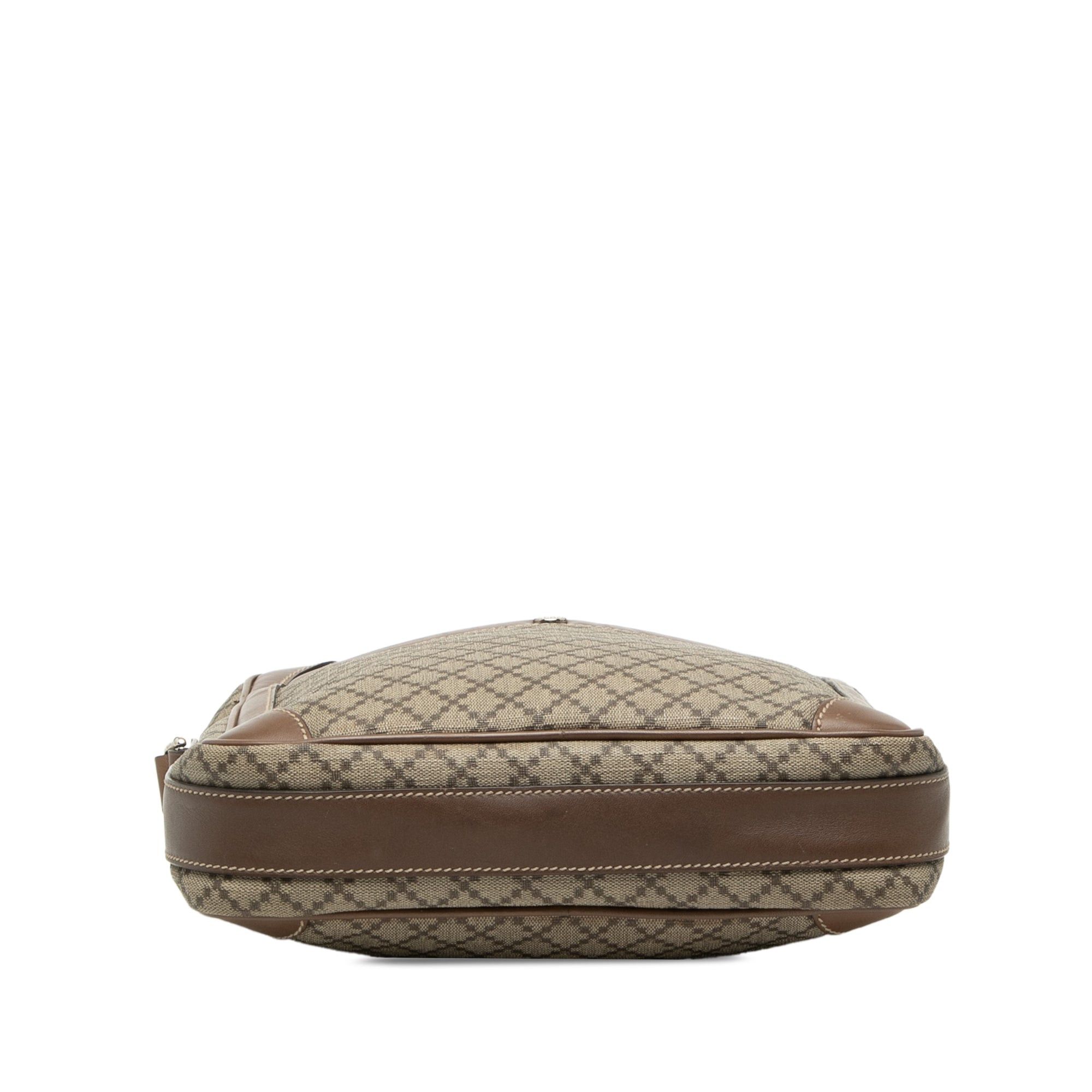 Gucci Diamante Coated Canvas Zip Crossbody Size ONE SIZE - 3 Thumbnail