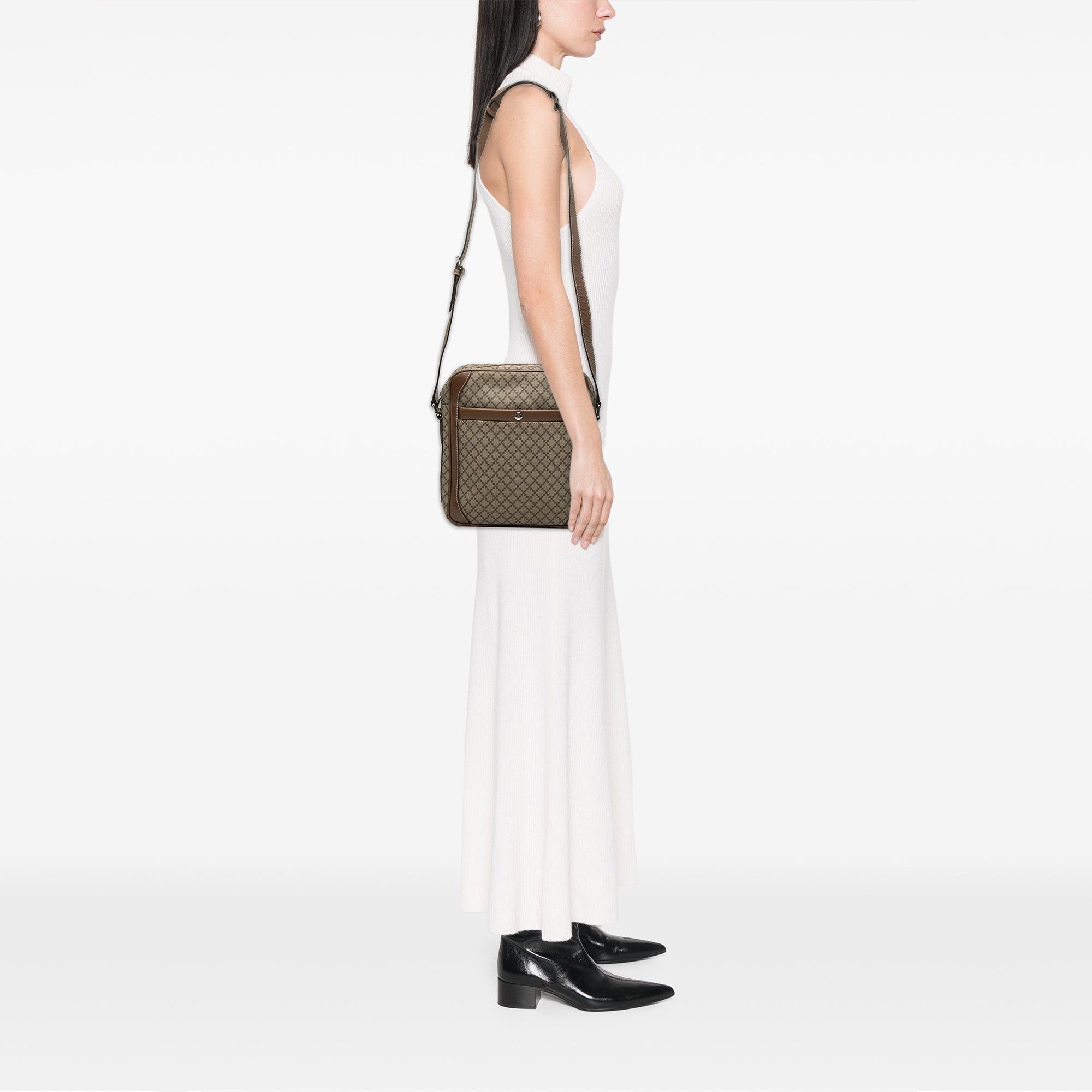 Gucci Diamante Coated Canvas Zip Crossbody Size ONE SIZE - 7 Thumbnail