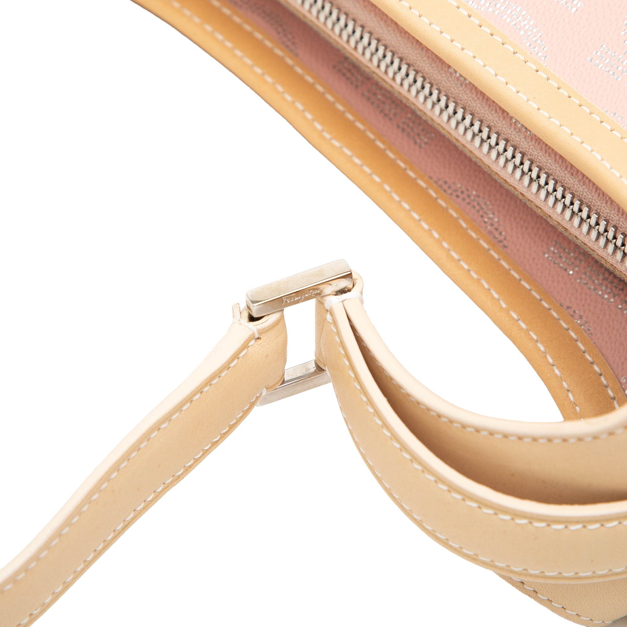 Salvatore Ferragamo Gancini Coated Canvas Hobo Size ONE SIZE - 7 Thumbnail