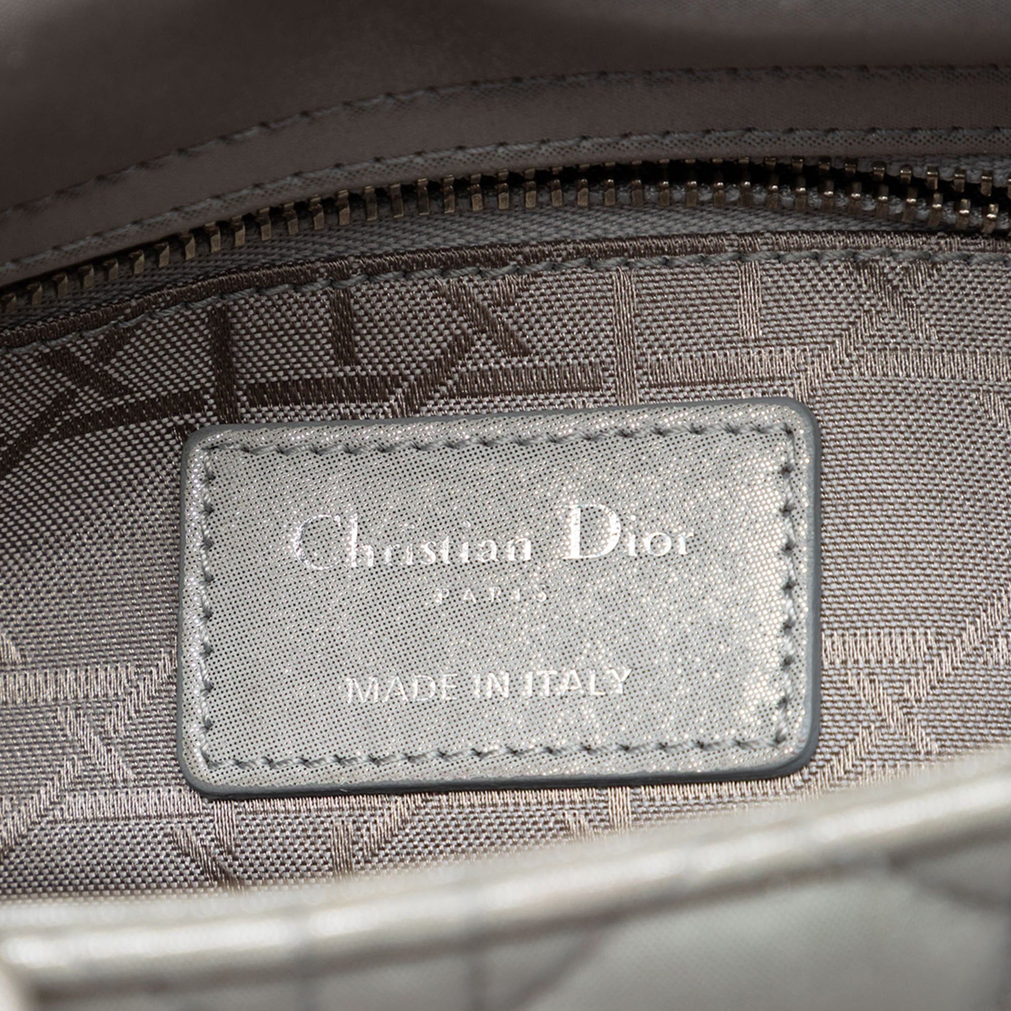Dior Mini Iridescent Lambskin Cannage Lady Dior Size ONE SIZE - 5 Thumbnail