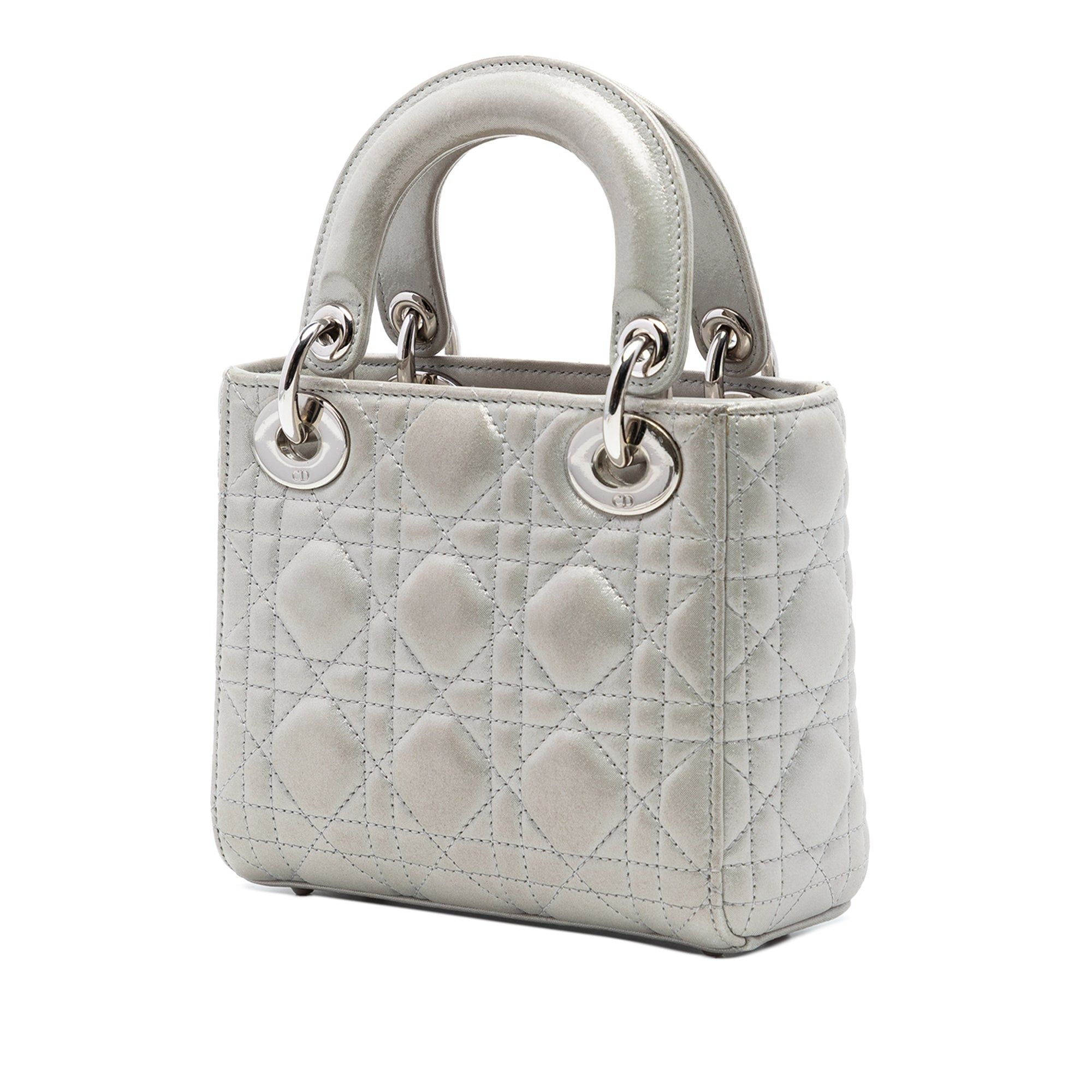 Dior Mini Iridescent Lambskin Cannage Lady Dior Size ONE SIZE - 2 Thumbnail