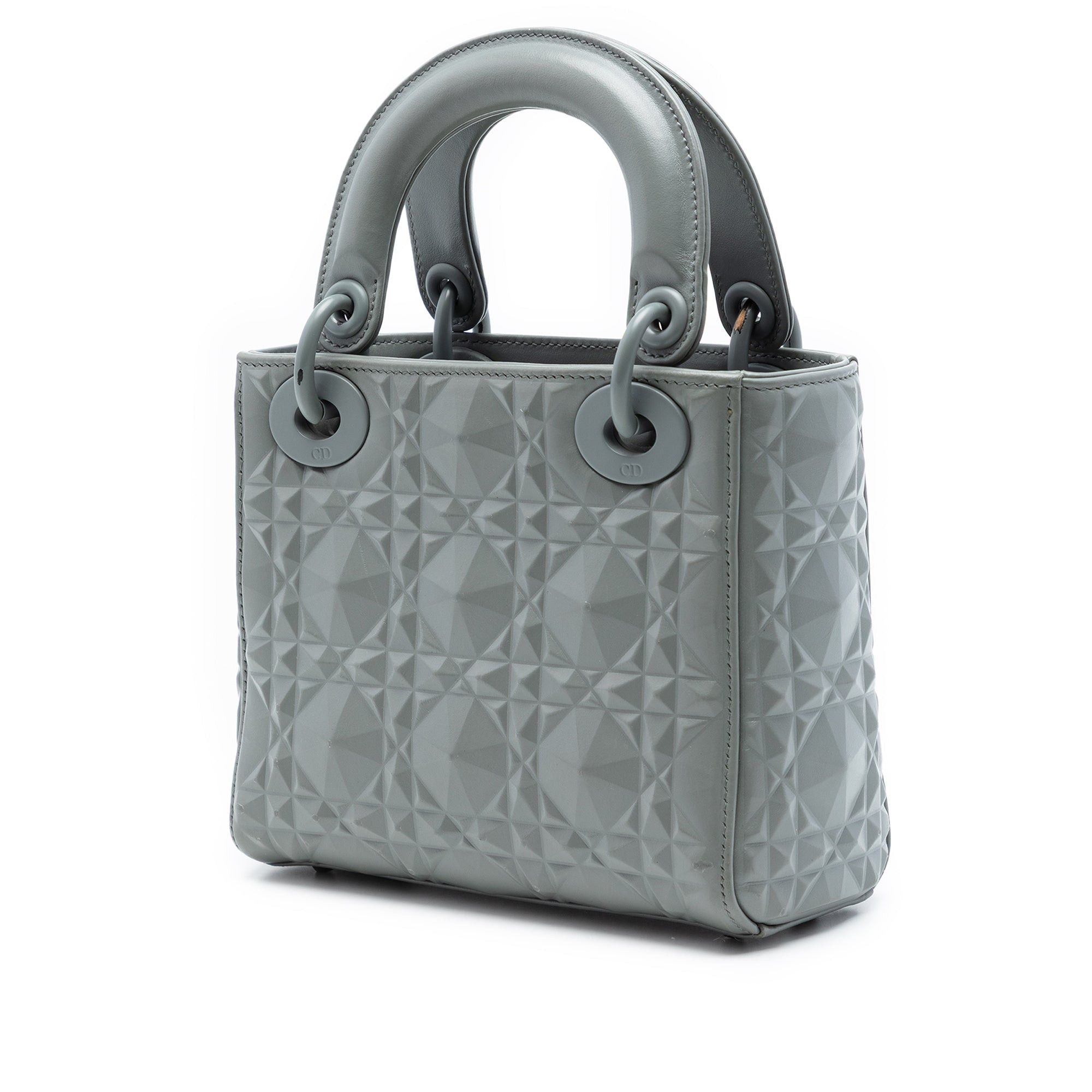 Dior Mini Ultra Matte Calfskin Diamond Cannage Lady Dior Size ONE SIZE - 2 Thumbnail