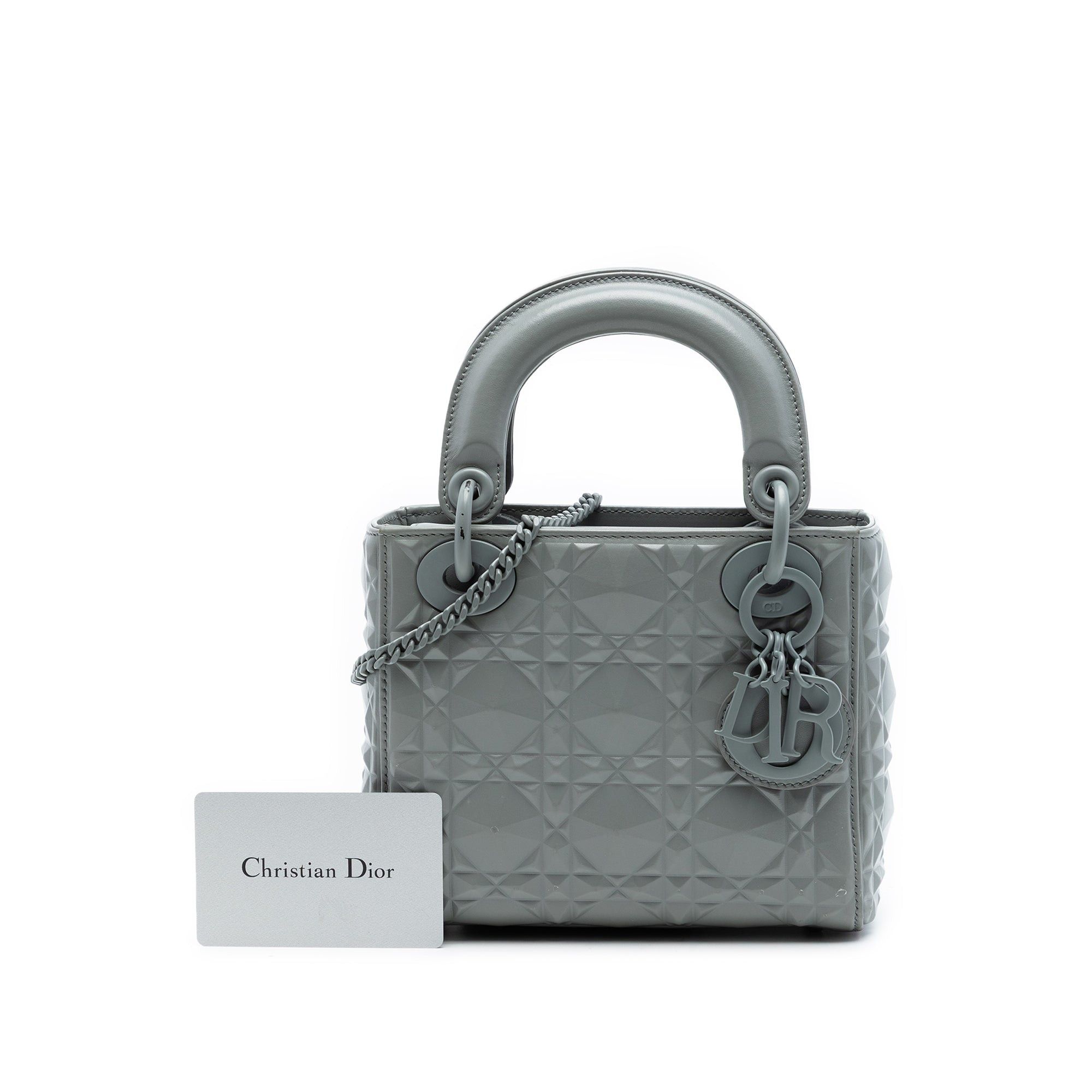 Dior Mini Ultra Matte Calfskin Diamond Cannage Lady Dior Size ONE SIZE - 7 Thumbnail