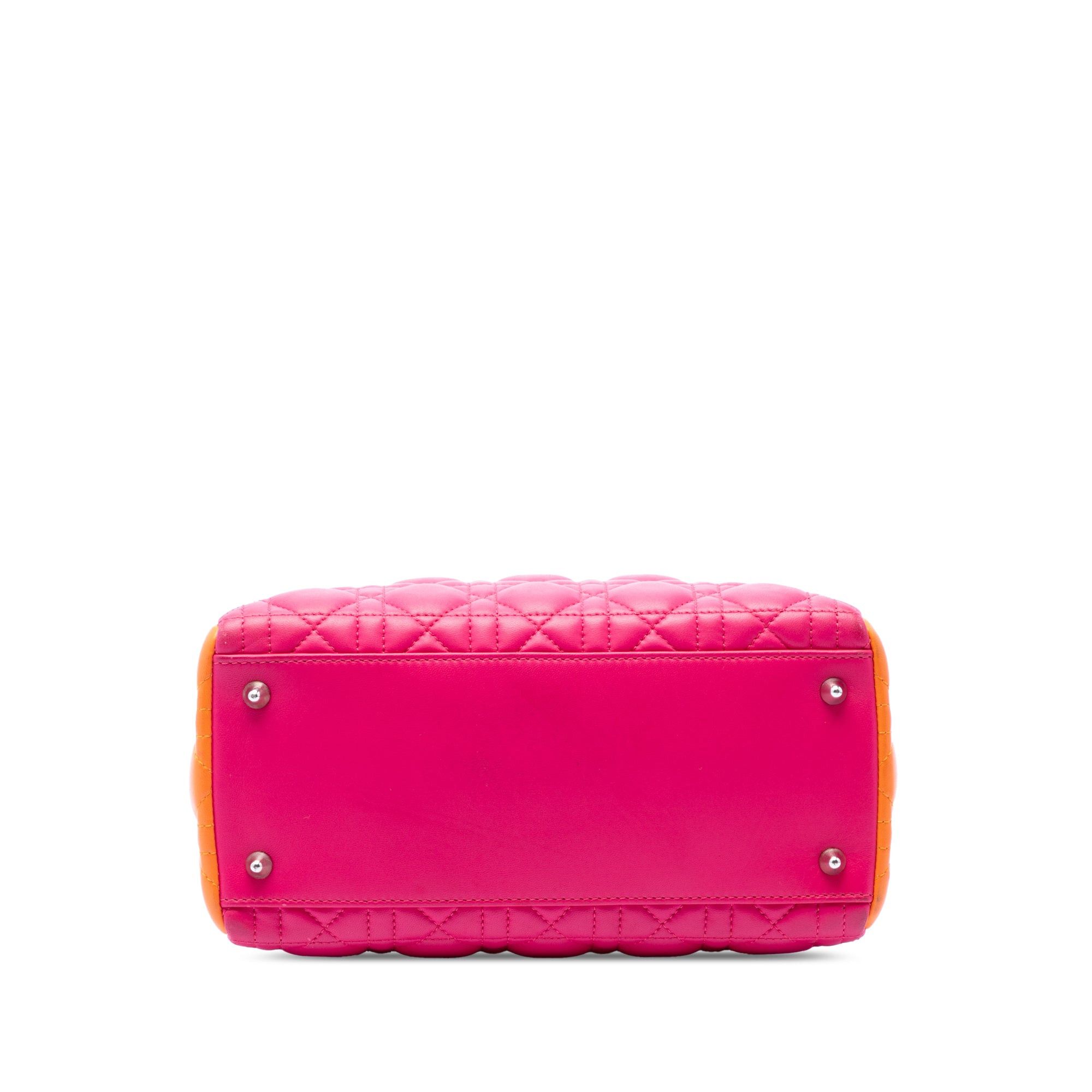 Dior Medium Tricolor Lambskin Cannage Lady Dior Size ONE SIZE - 3 Thumbnail
