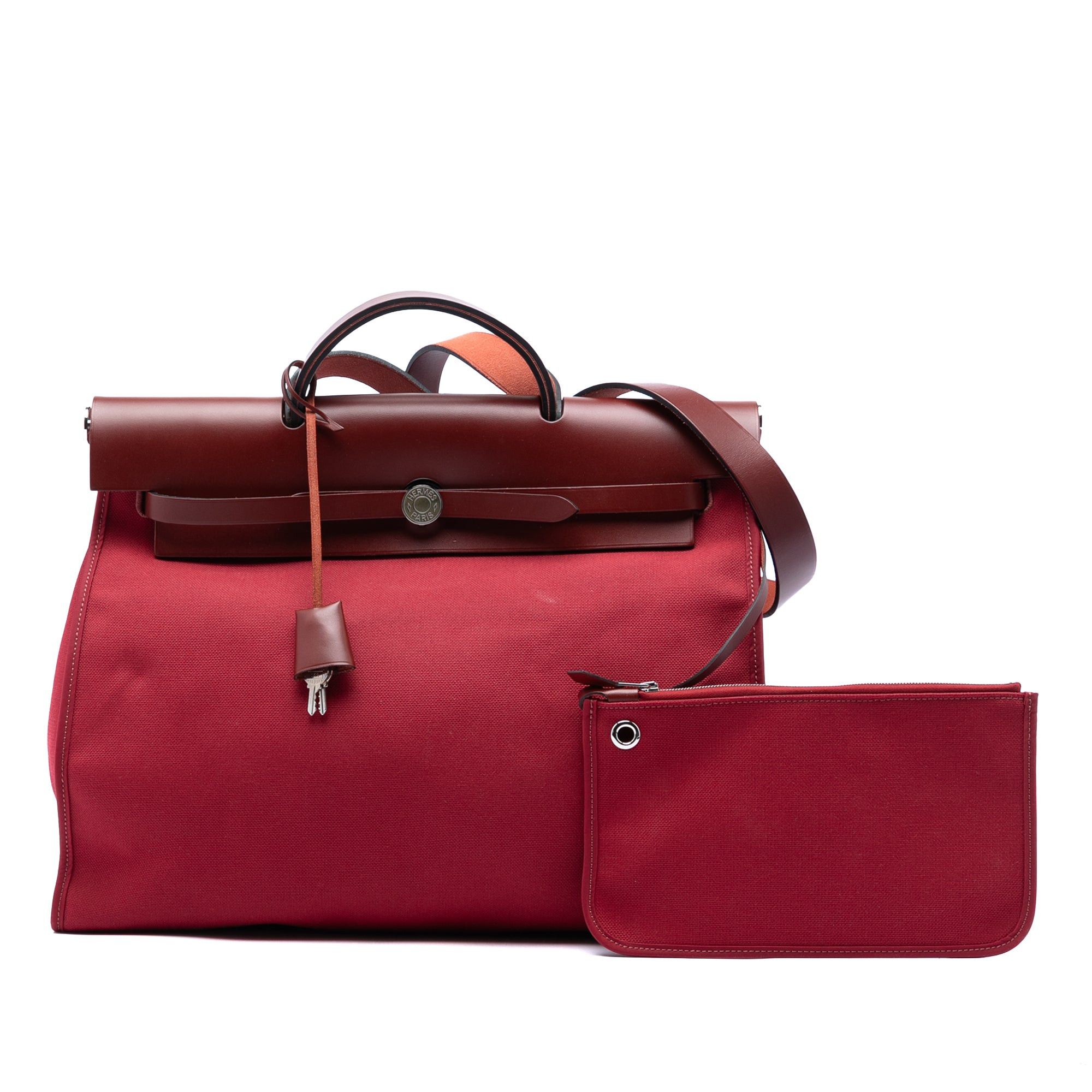 Hermes Toile Herbag Zip 39 Size ONE SIZE - 6 Thumbnail