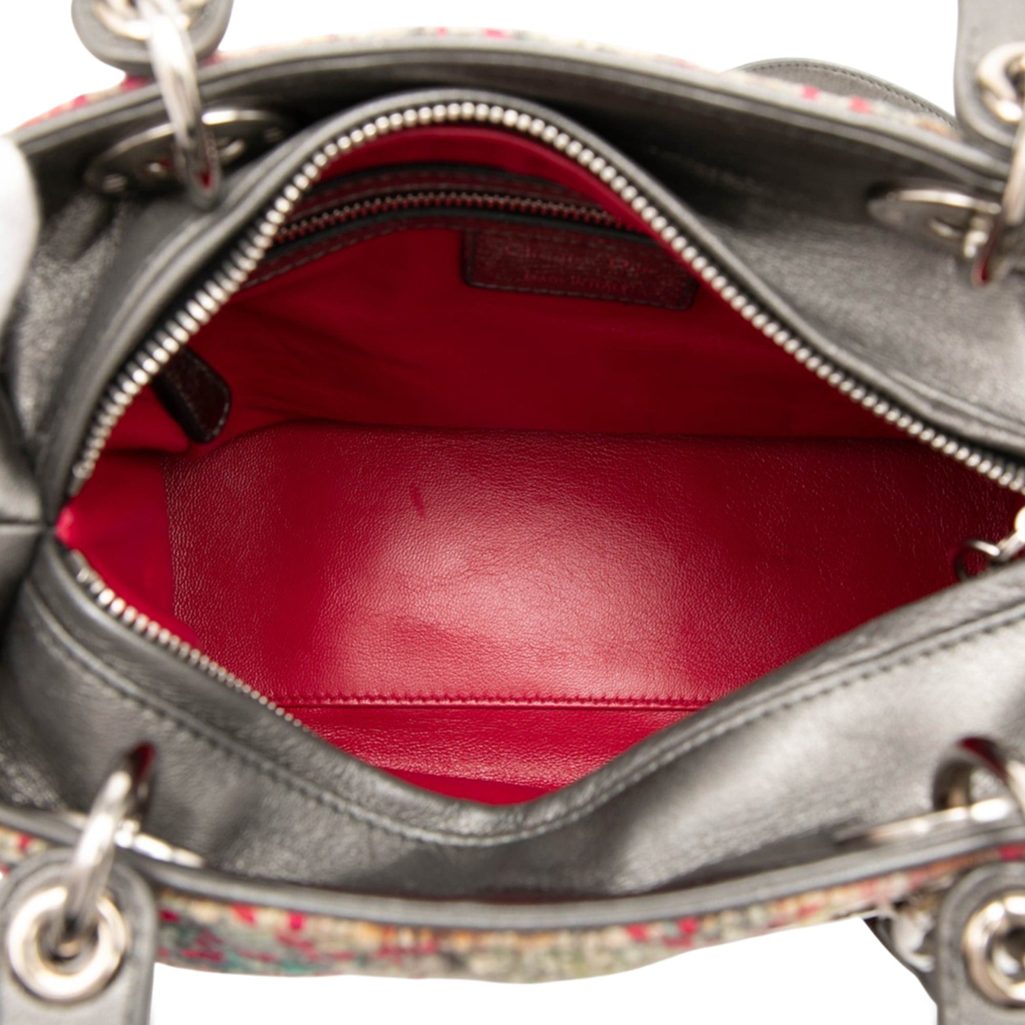 Dior Medium Multicolor Tweed Cannage Lady Dior Size ONE SIZE - 4 Thumbnail