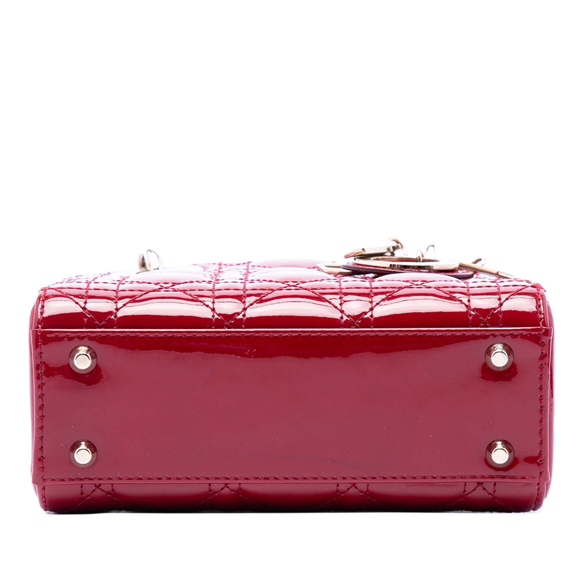 Dior Mini Patent Cannage Lady Dior Size ONE SIZE - 3 Thumbnail