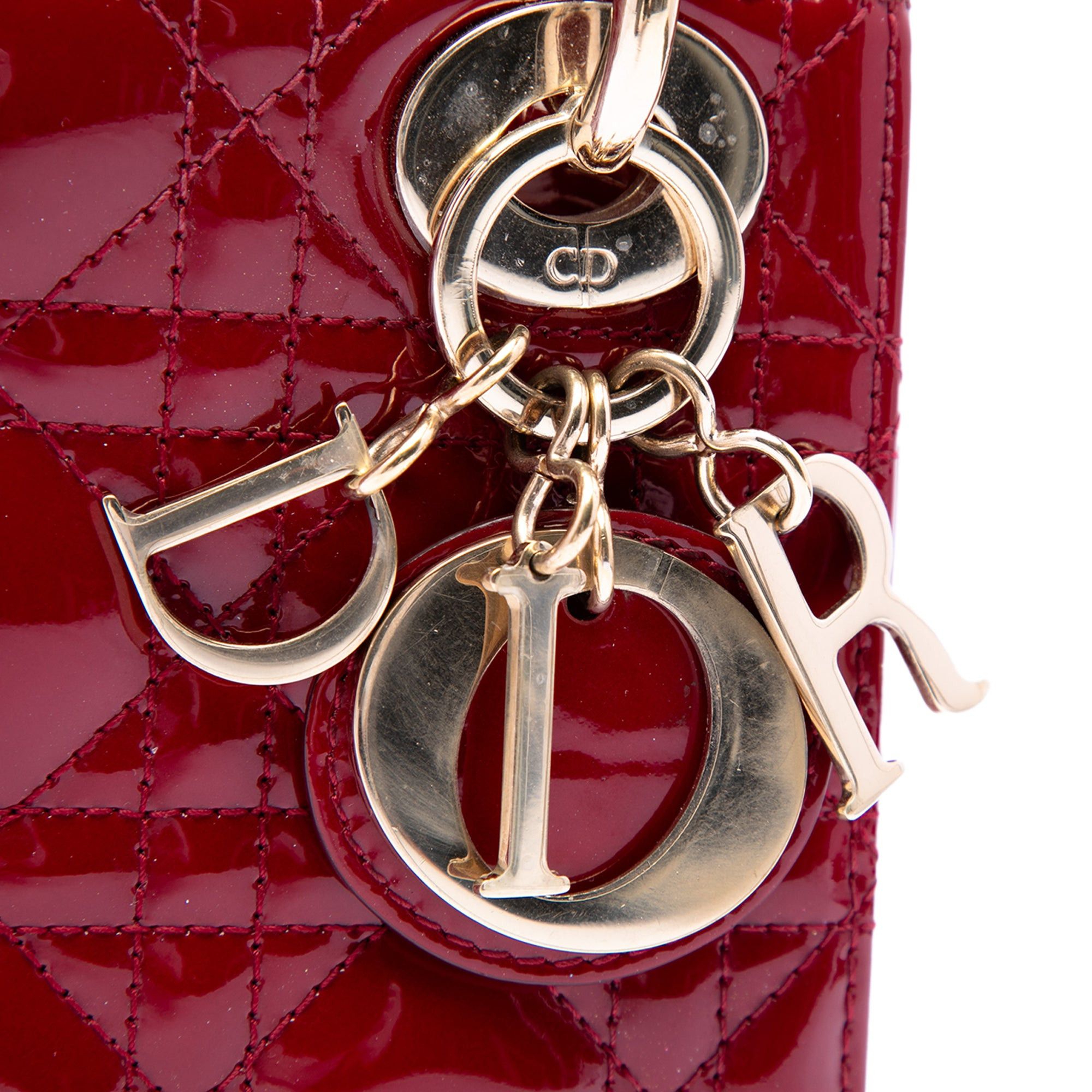 Dior Mini Patent Cannage Lady Dior Size ONE SIZE - 5 Thumbnail