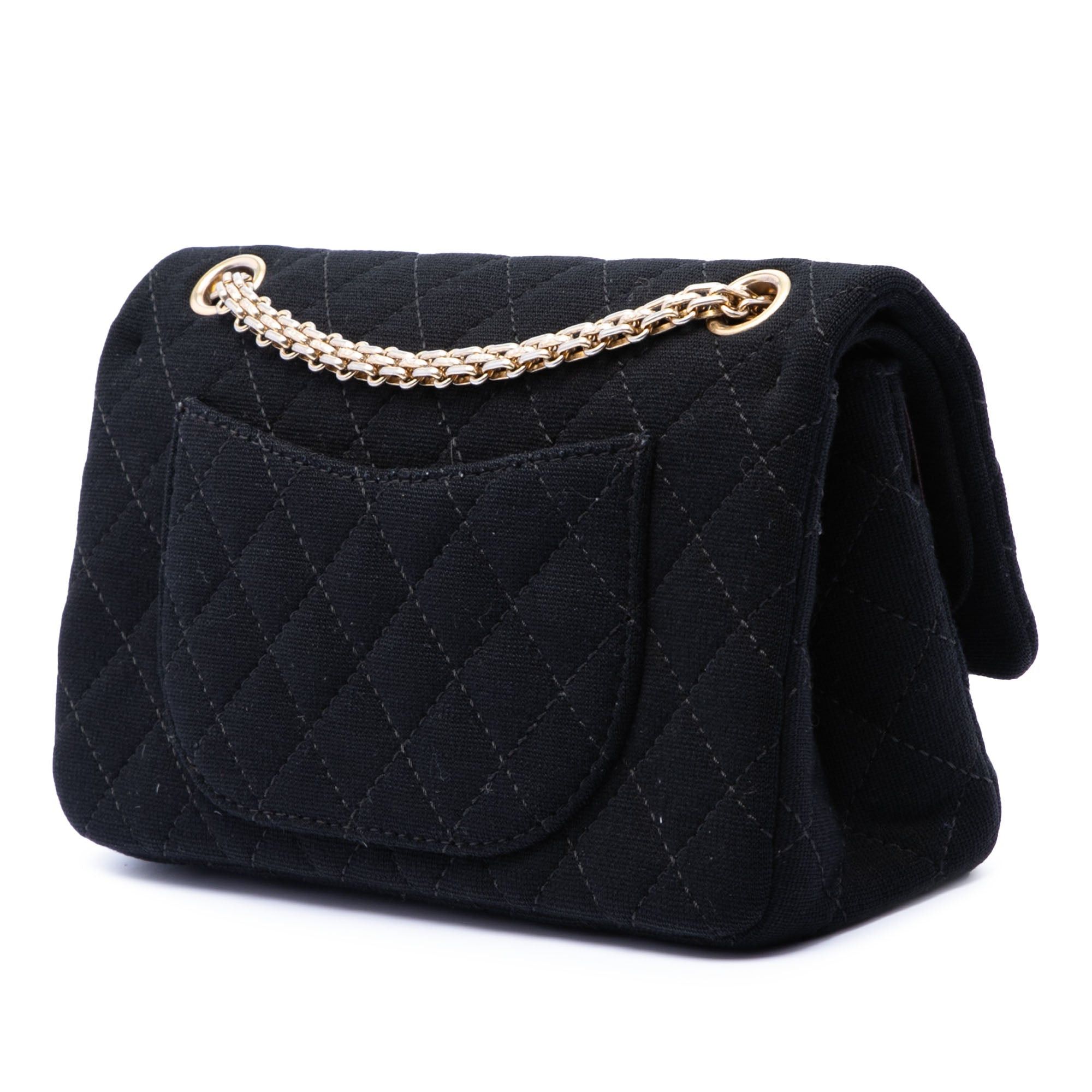 Chanel Quilted Jersey Reissue 2.55 Double Flap 225 Size ONE SIZE - 2 Thumbnail