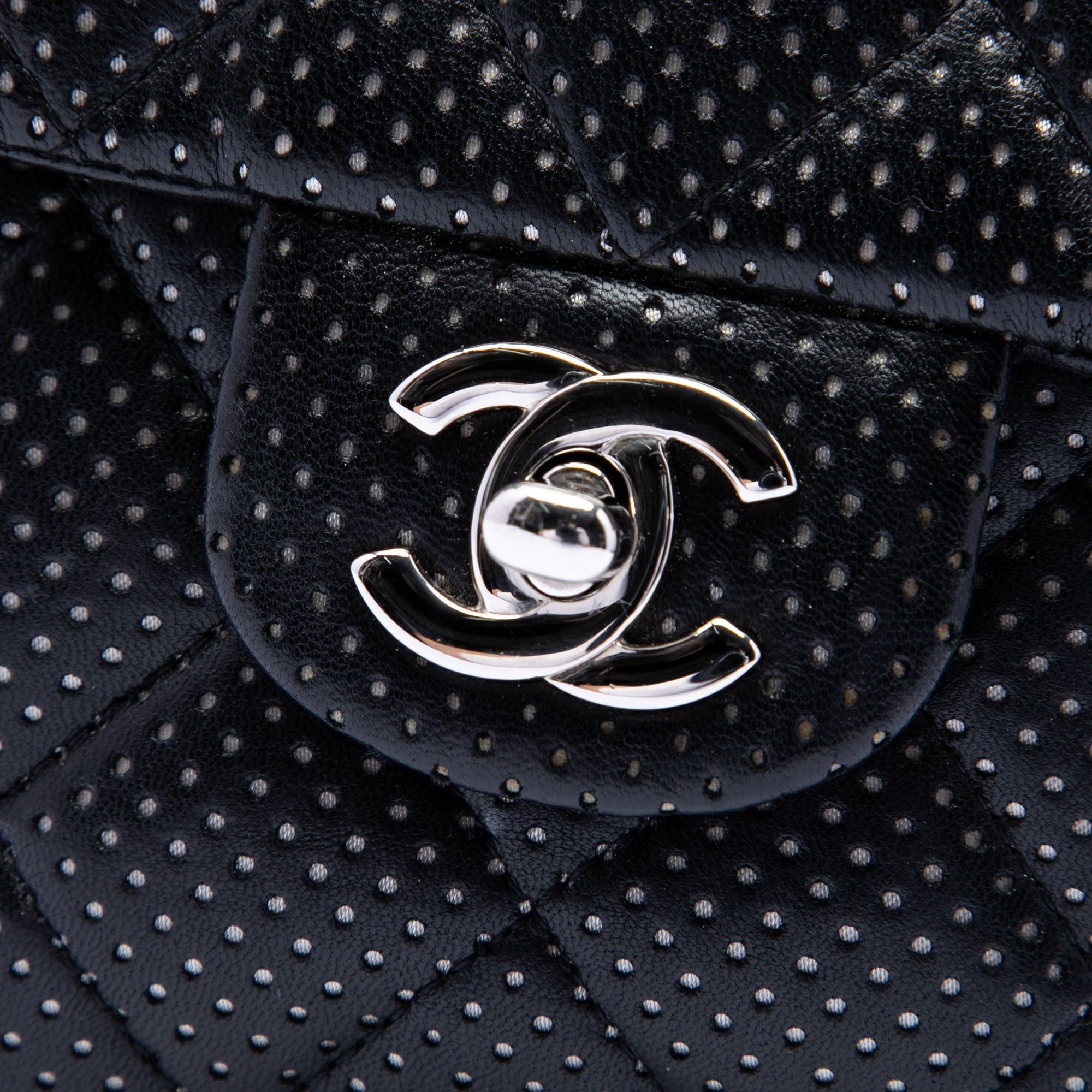 Chanel Mini CC Quilted Perforated Lambskin Flap Size ONE SIZE - 5 Thumbnail