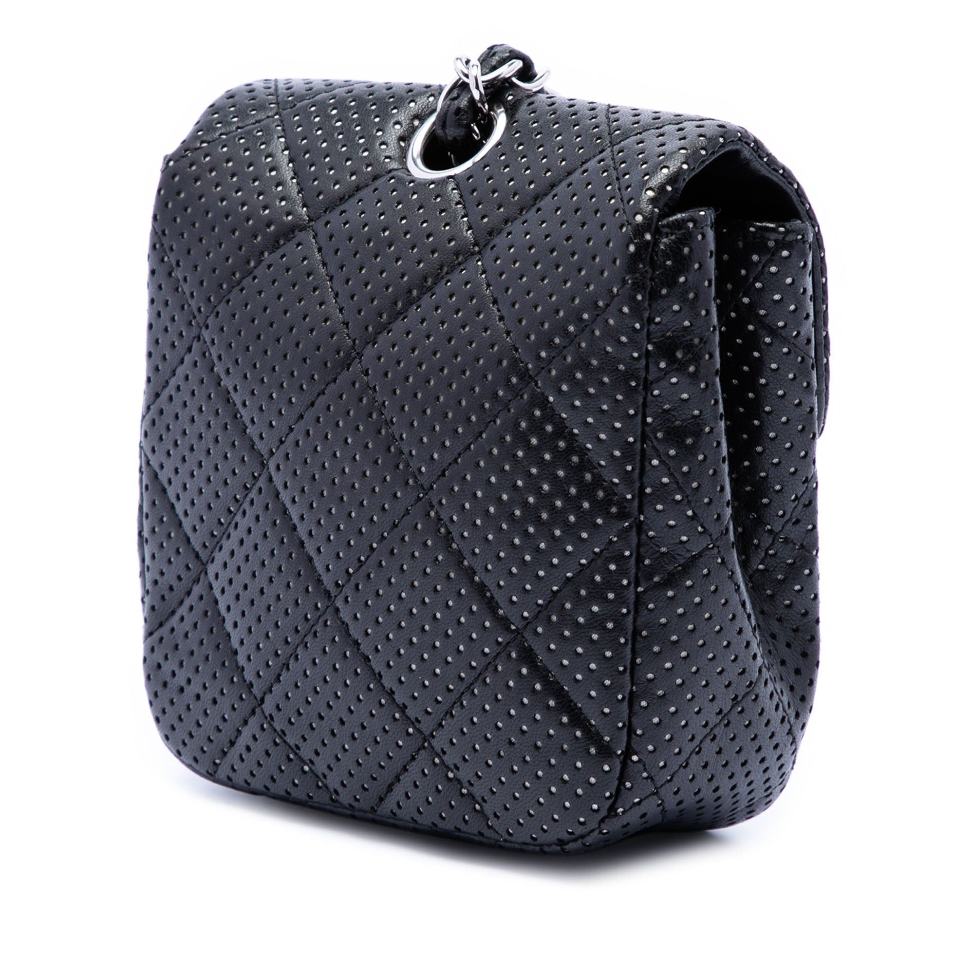 Chanel Mini CC Quilted Perforated Lambskin Flap Size ONE SIZE - 2 Thumbnail