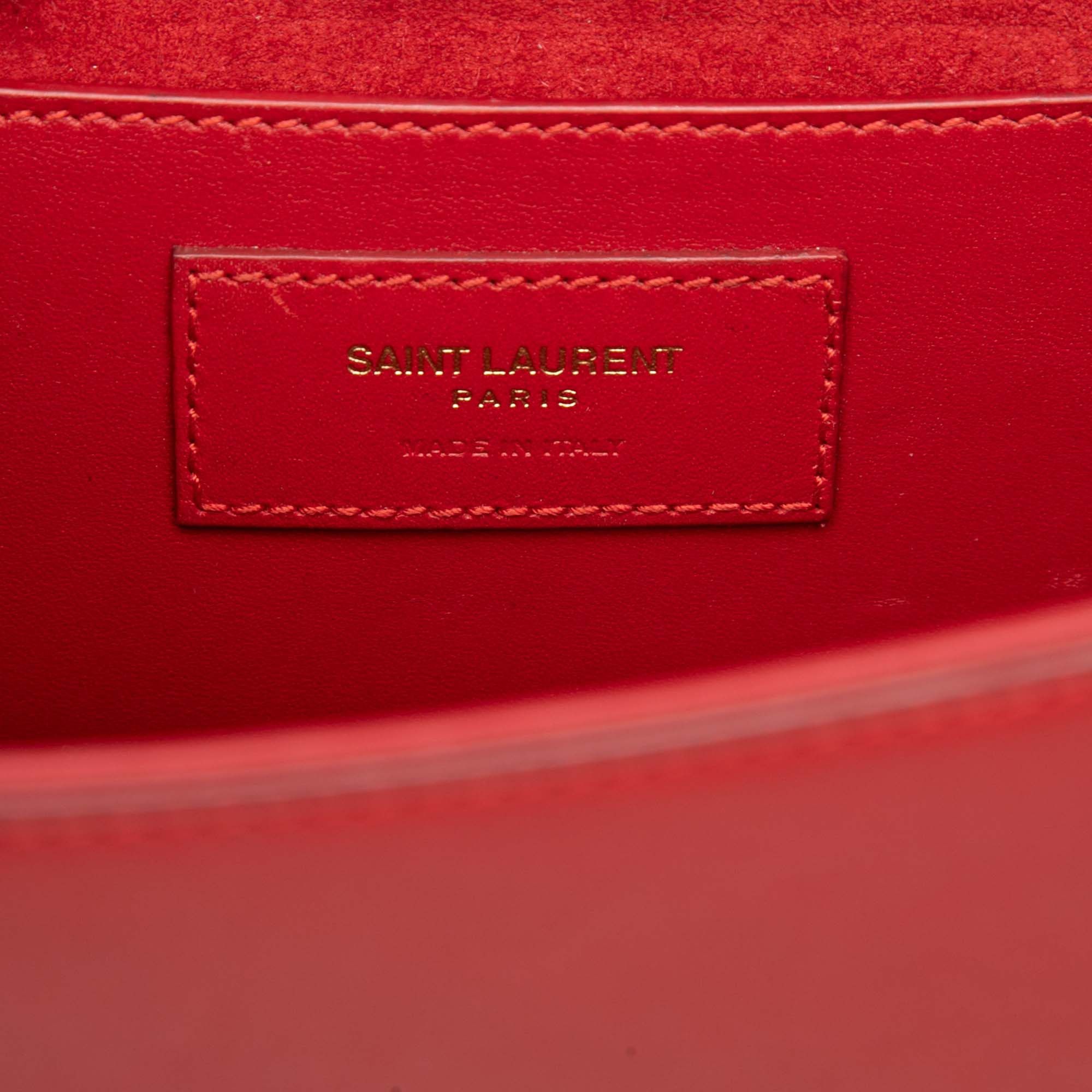 Saint Laurent Paris Medium Smooth Calfskin Classic Monogram Kate Tassel Crossbody Size ONE SIZE - 5 Thumbnail