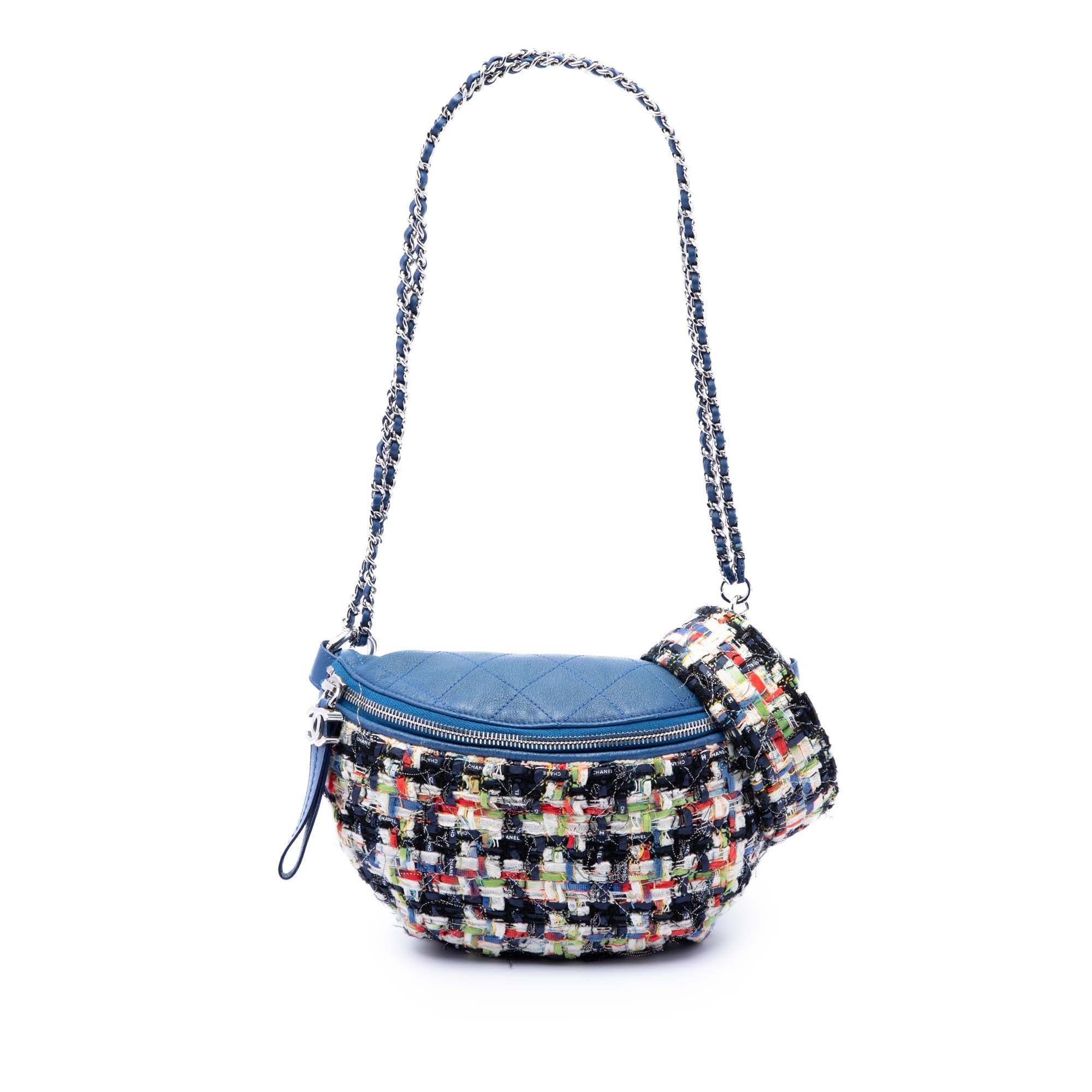 Chanel Tweed and Stitched Calfskin Convertible Waist Bag Size ONE SIZE - 7 Thumbnail