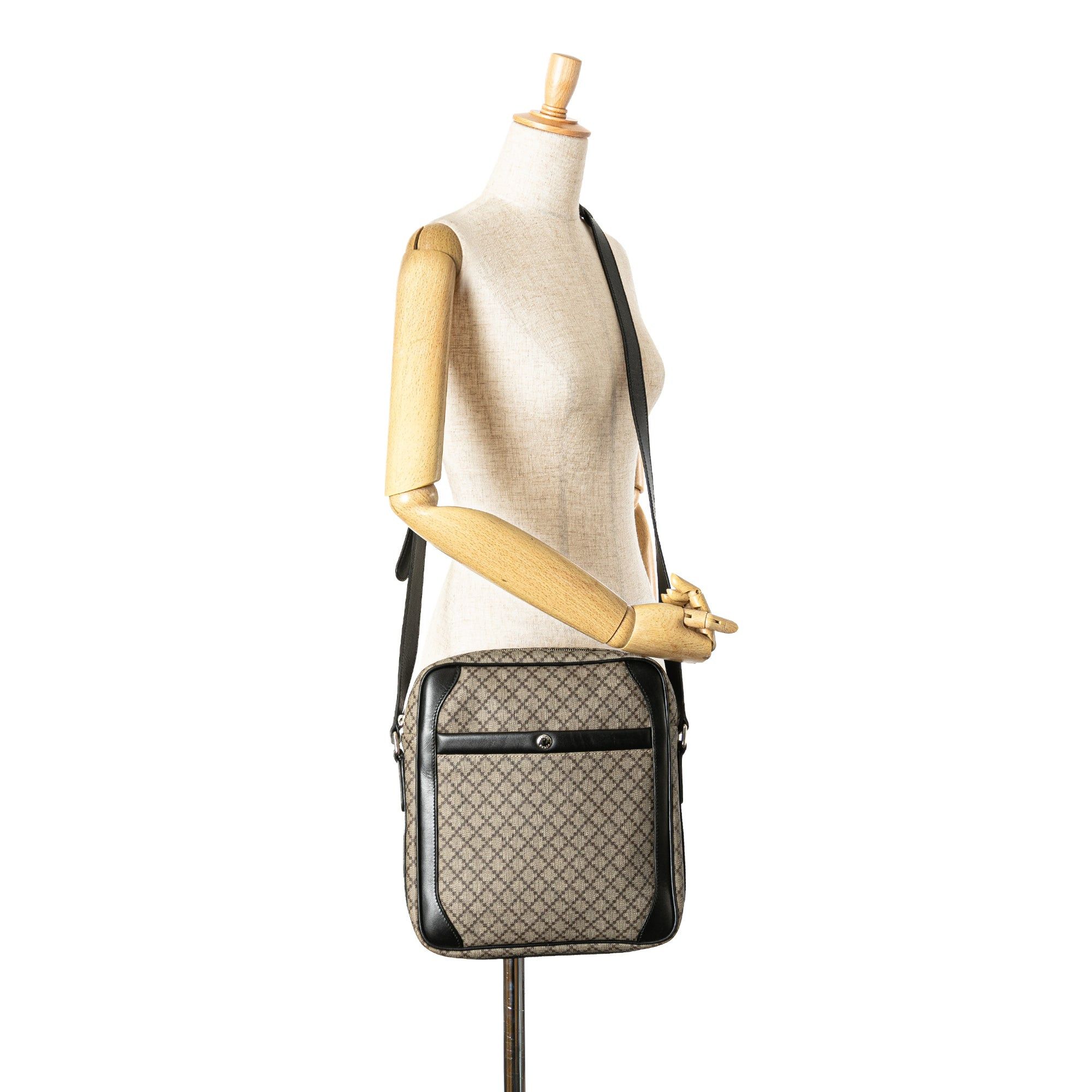 Gucci Diamante Coated Canvas Zip Crossbody Size ONE SIZE - 8 Thumbnail