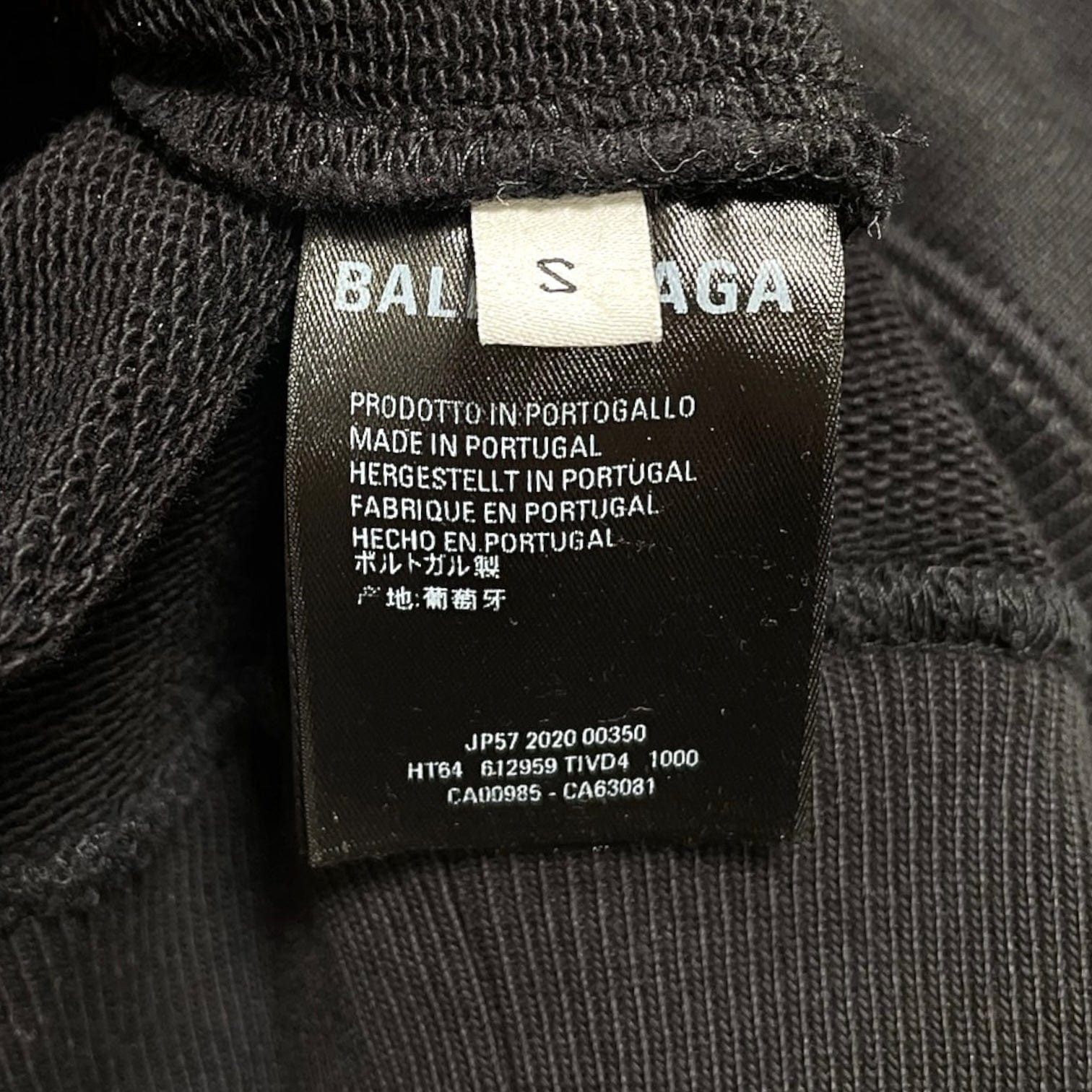 Balenciaga Gym Wear Hooded Sweatshirt Black Size US S / EU 44-46 / 1 - 5 Thumbnail