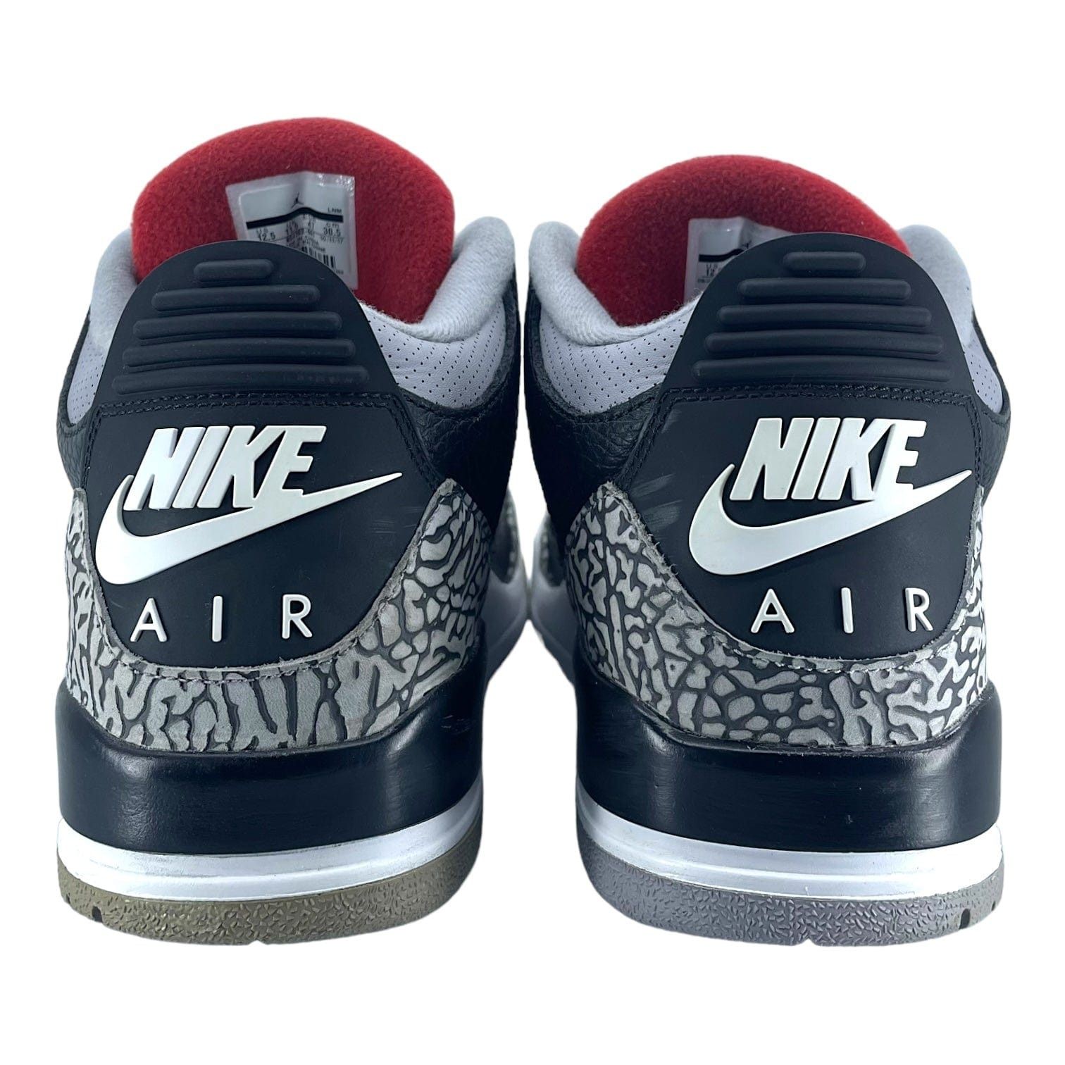Nike 3 Retro Black Cement (2018) Size US 12.5 / EU 45-46 - 6 Thumbnail