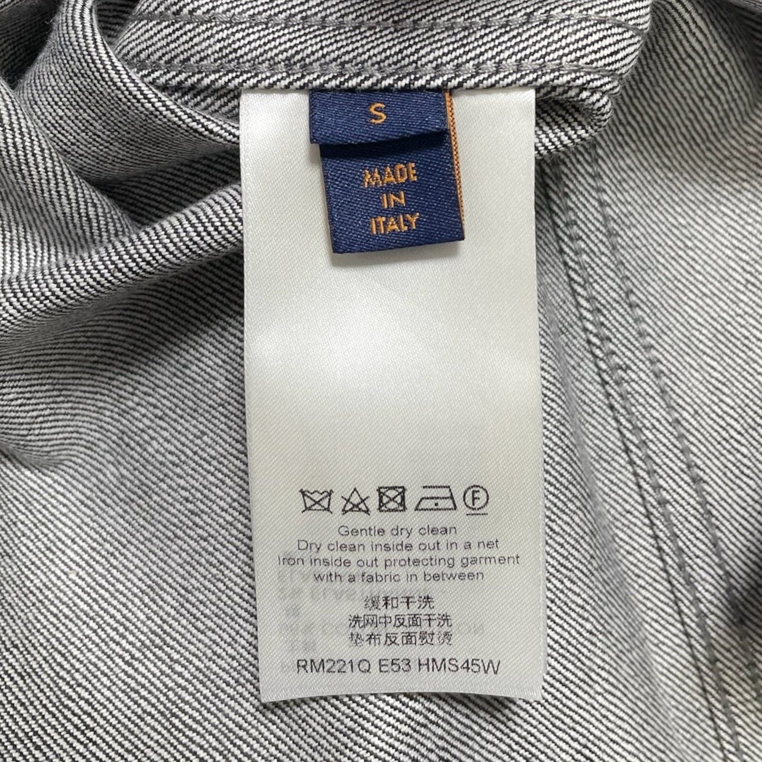 Louis Vuitton Embossed Monogram Baseball Jersey Denim Black Size US M / EU 48-50 / 2 - 5 Thumbnail