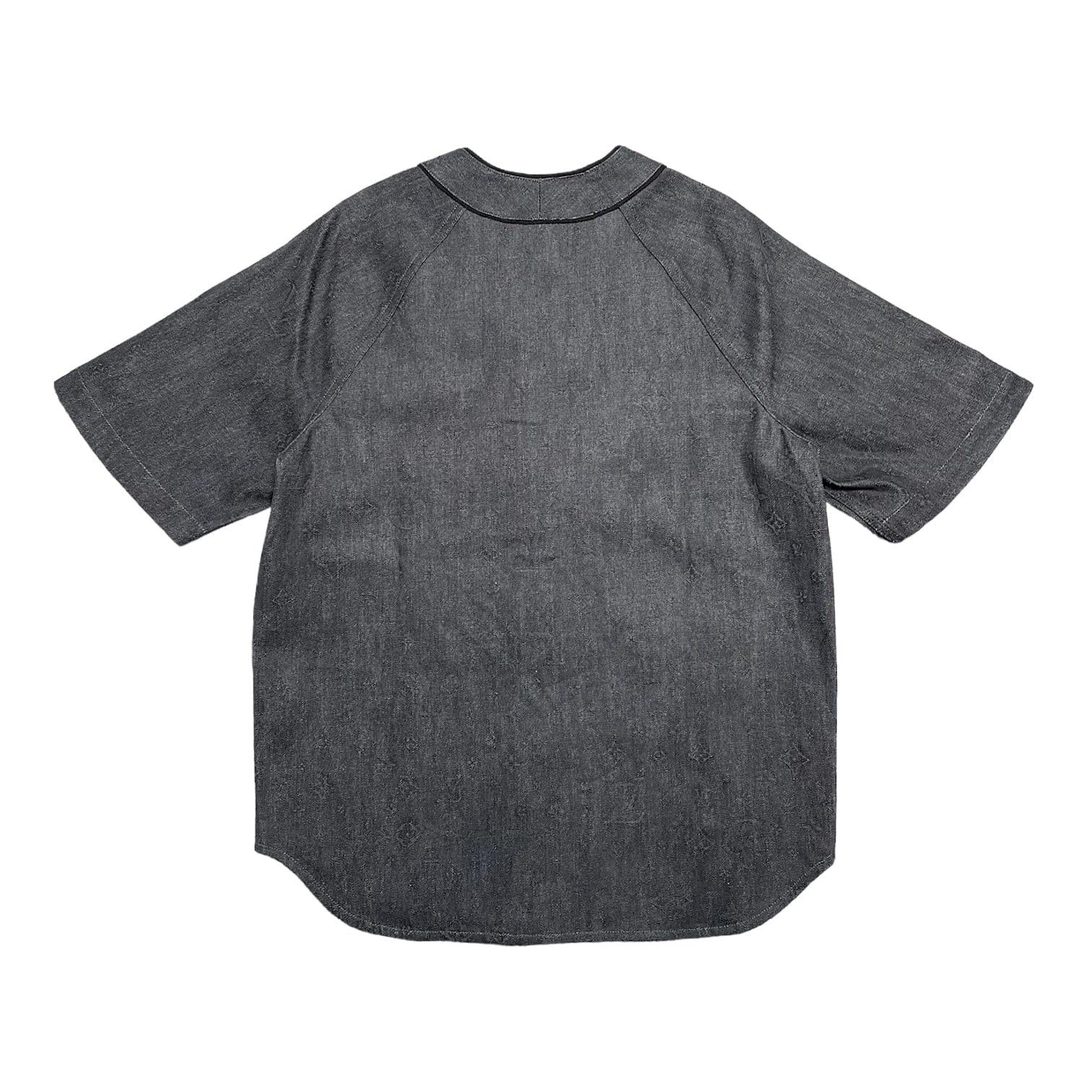 Louis Vuitton Embossed Monogram Baseball Jersey Denim Black Size US M / EU 48-50 / 2 - 2 Thumbnail