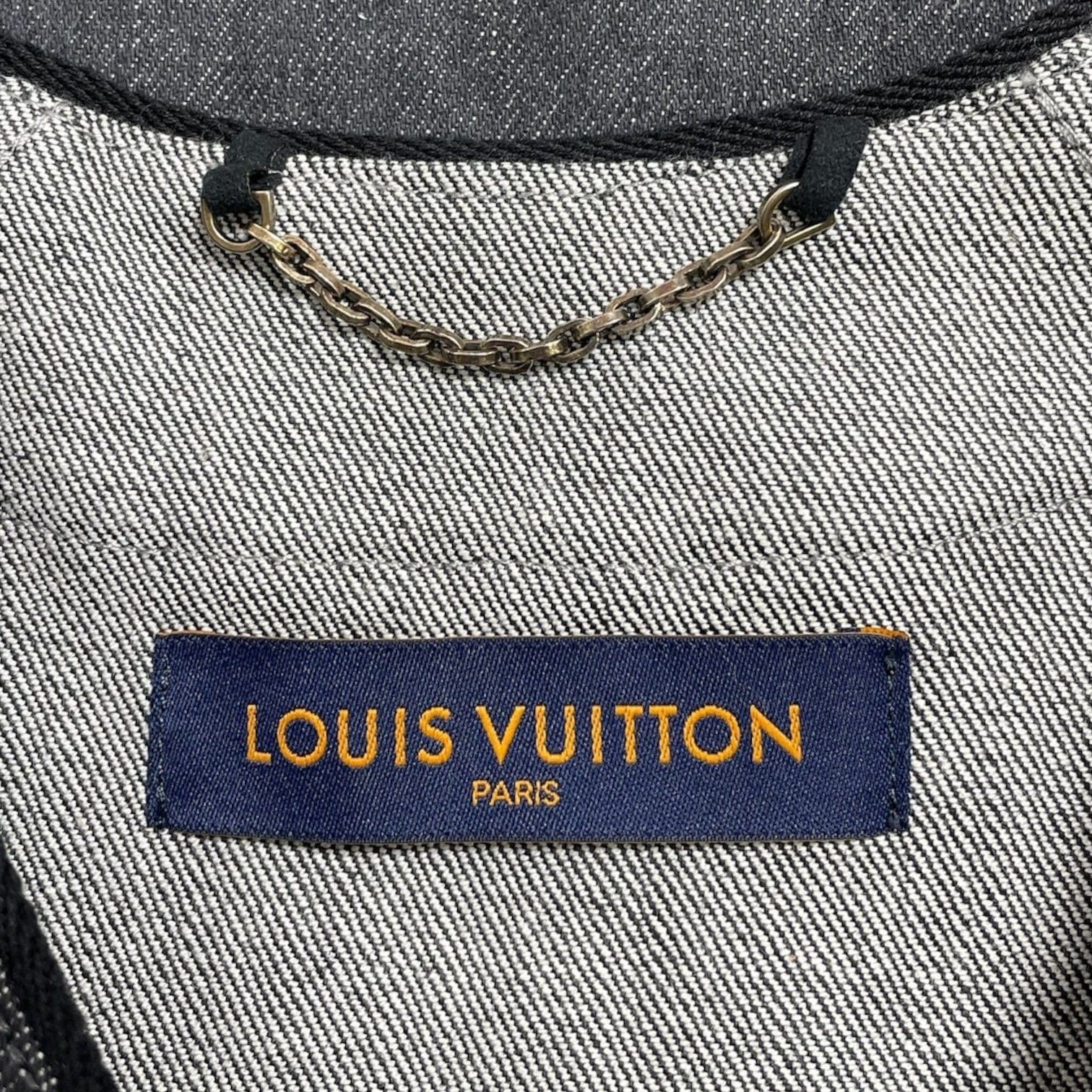 Louis Vuitton Embossed Monogram Baseball Jersey Denim Black Size US M / EU 48-50 / 2 - 4 Thumbnail