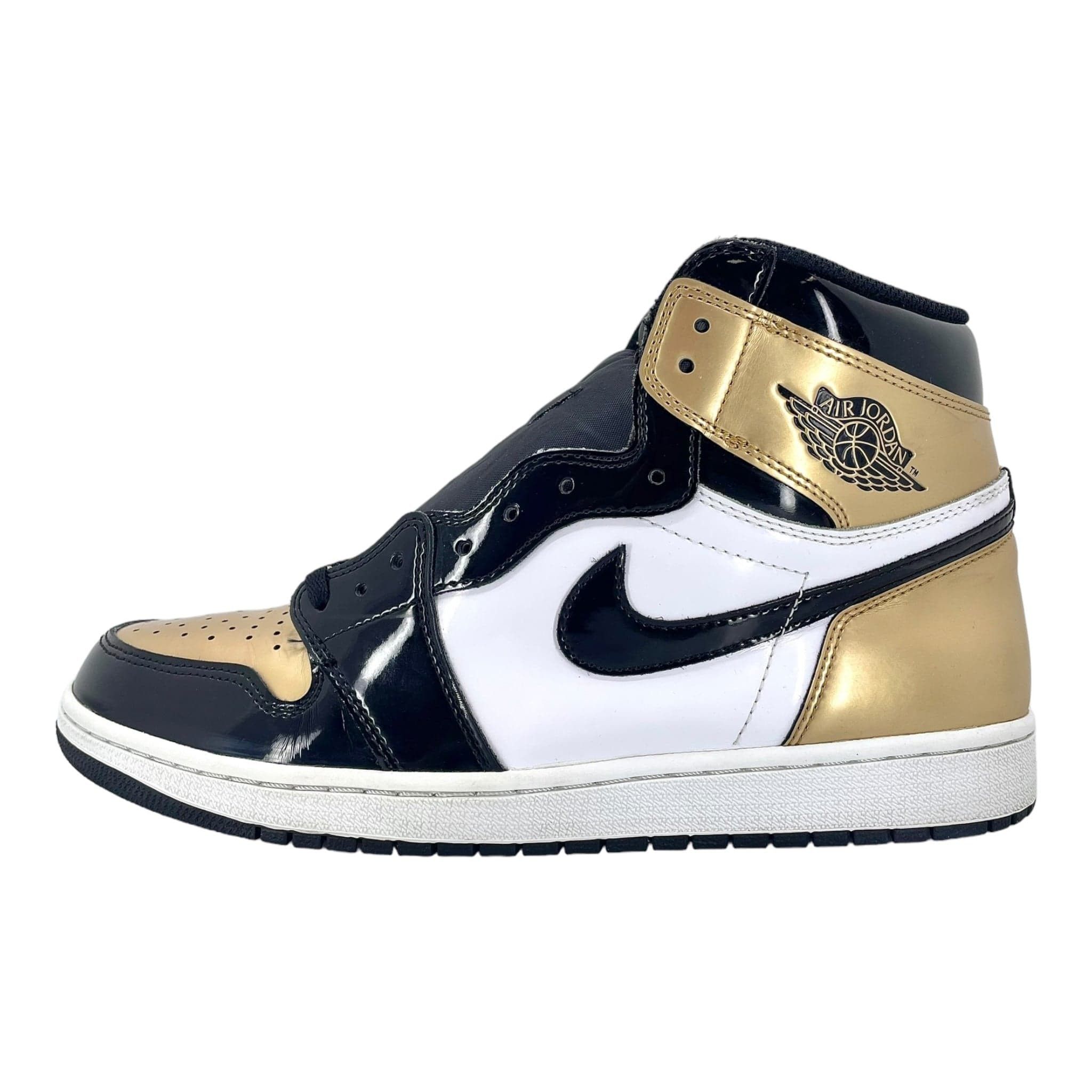 Nike 1 Retro High NRG Patent Gold Toe Size US 12 / EU 45 - 2 Thumbnail