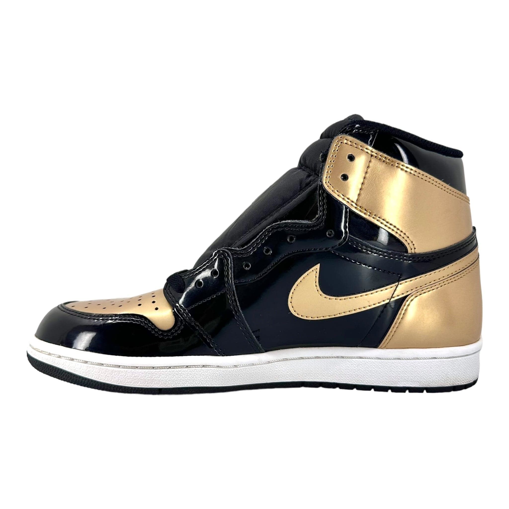 Nike 1 Retro High NRG Patent Gold Toe Size US 9.5 / EU 42-43 - 3 Thumbnail