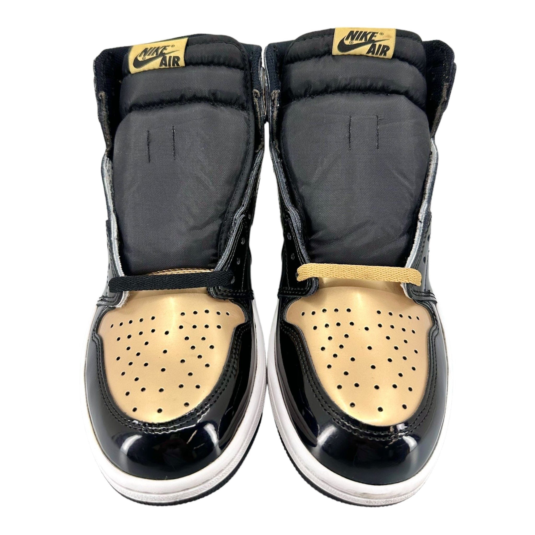 Nike 1 Retro High NRG Patent Gold Toe Size US 9.5 / EU 42-43 - 5 Thumbnail