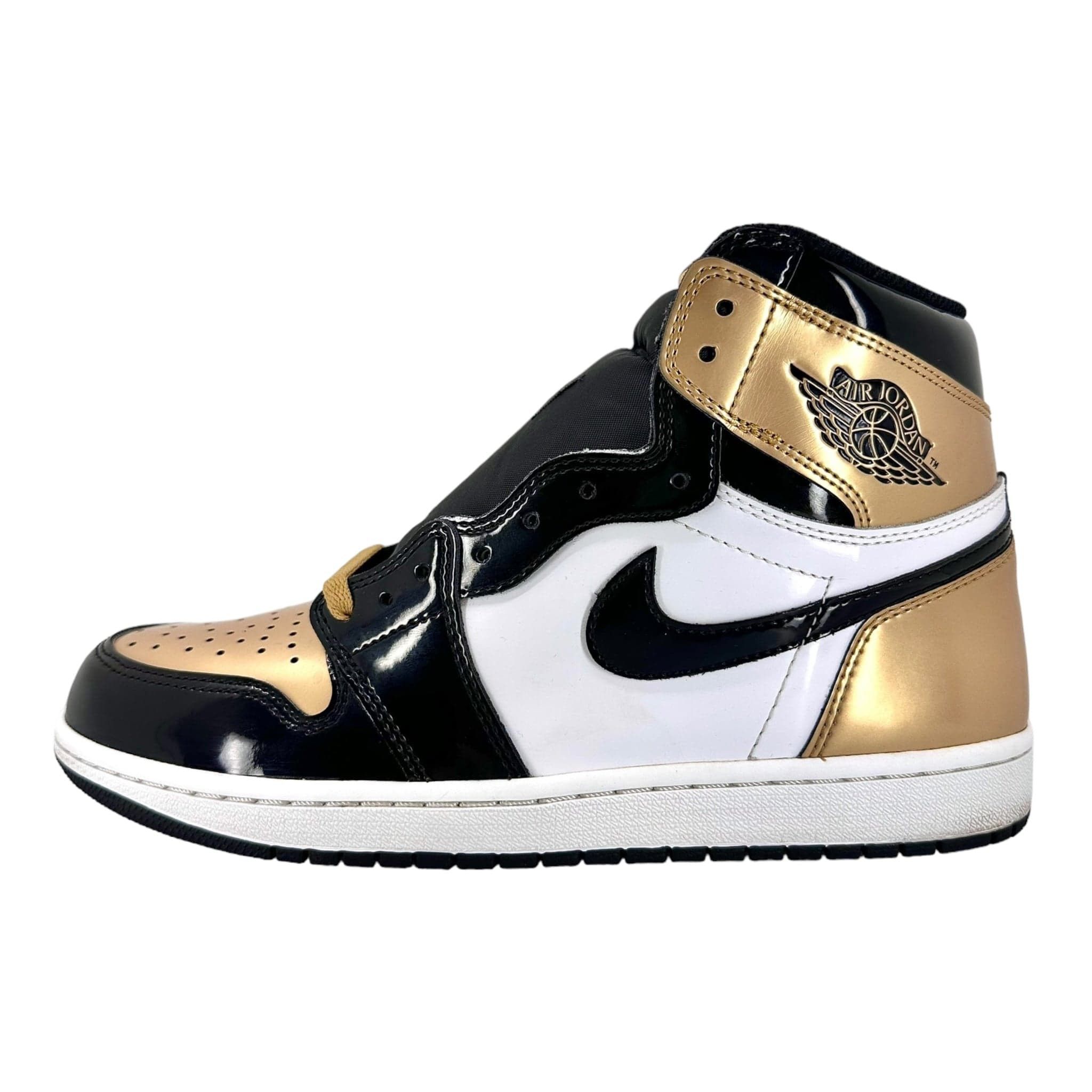 Nike 1 Retro High NRG Patent Gold Toe Size US 9.5 / EU 42-43 - 2 Thumbnail
