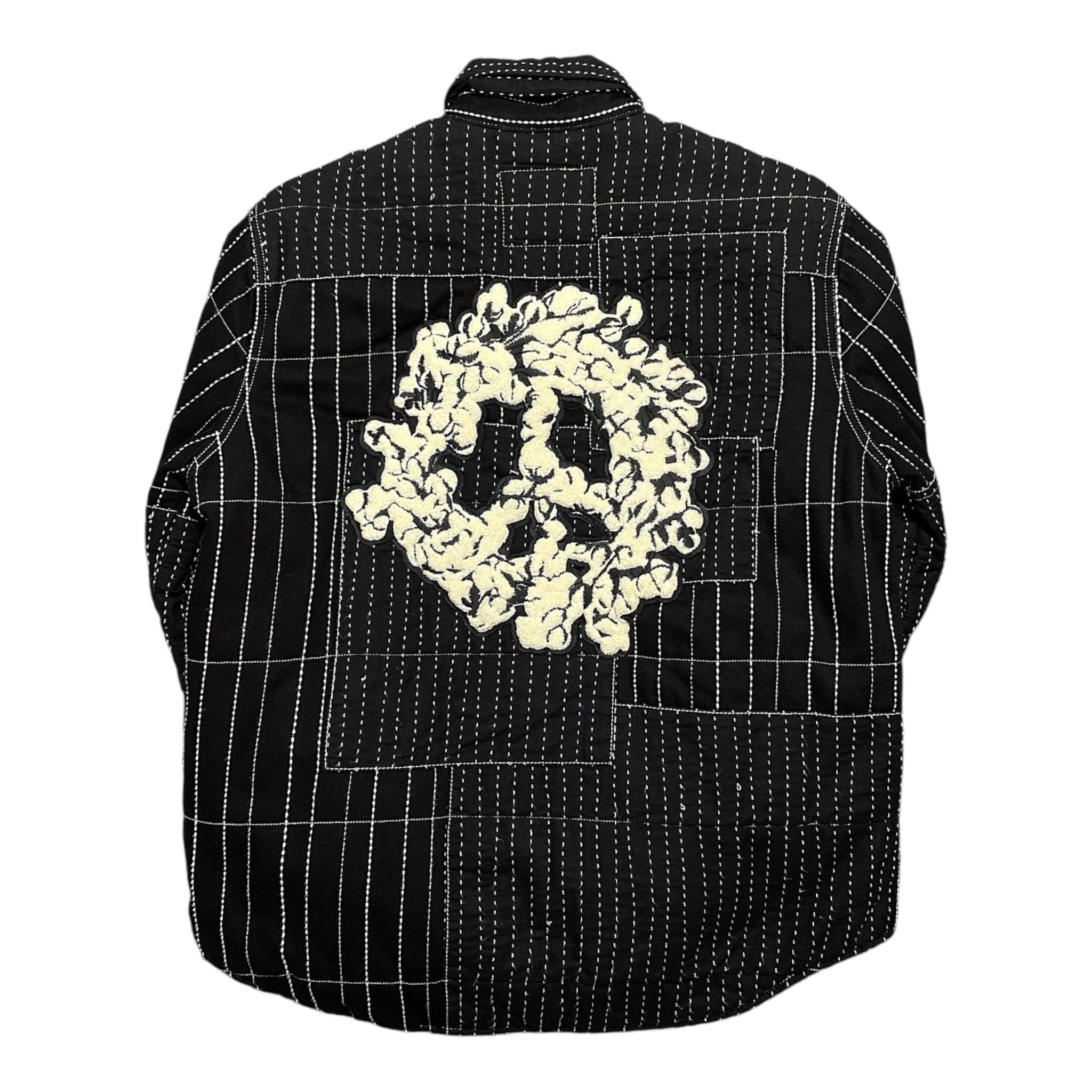 DENIM TEARS Peace Patchwork Padded Jacket Black Size US S / EU 44-46 / 1 - 2 Thumbnail