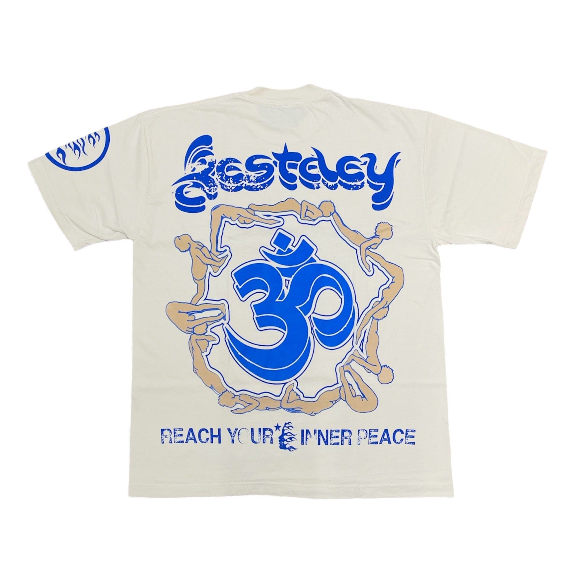 HELLSTAR Yoga Short Sleeve Tee Shirt Cream Size US L / EU 52-54 / 3 - 2 Thumbnail