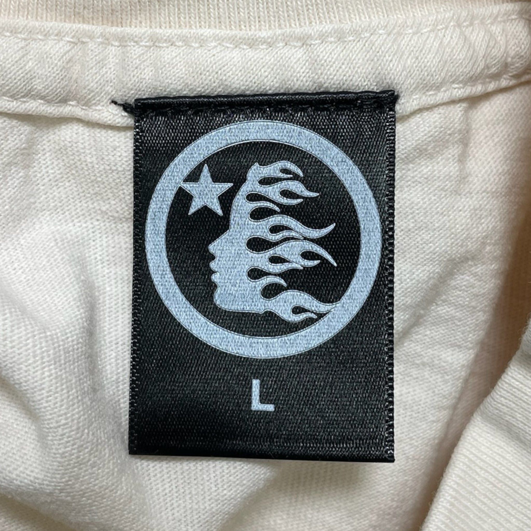 HELLSTAR Yoga Short Sleeve Tee Shirt Cream Size US L / EU 52-54 / 3 - 4 Thumbnail