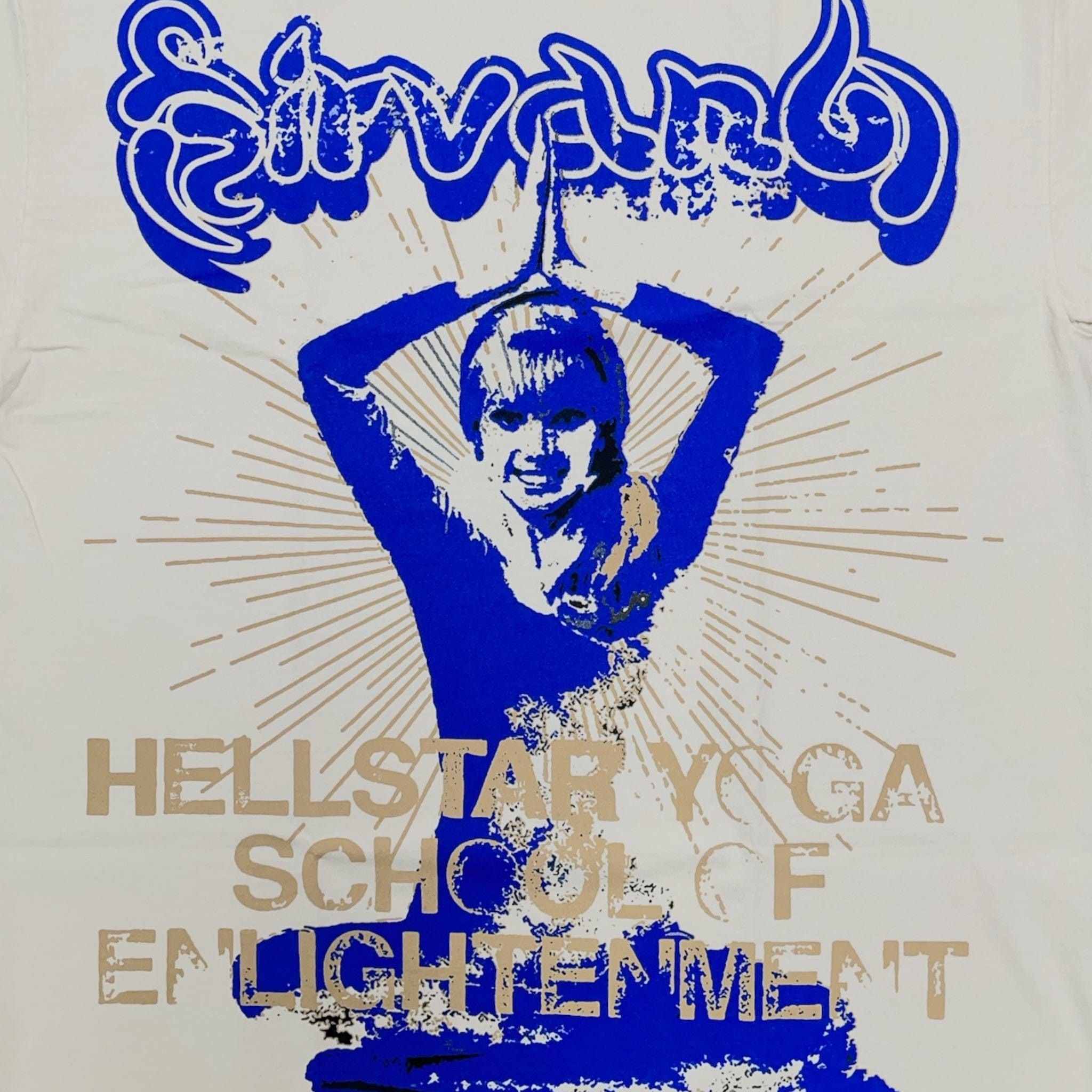 HELLSTAR Yoga Short Sleeve Tee Shirt Cream Size US L / EU 52-54 / 3 - 3 Thumbnail