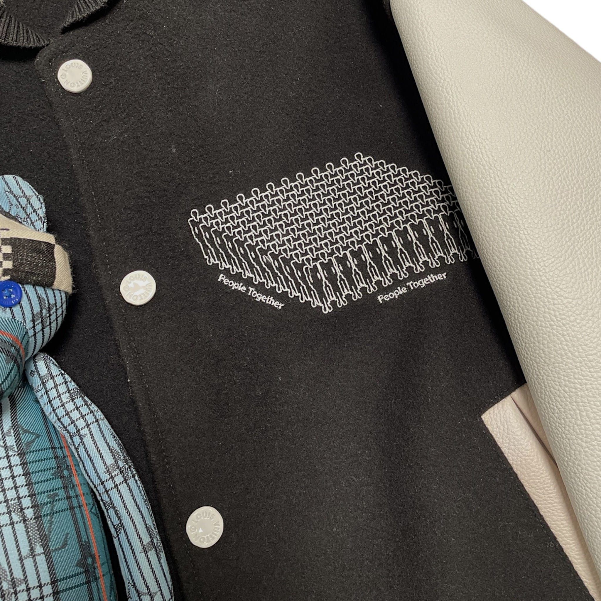 Louis Vuitton Puppet Baseball Varsity Jacket Black Size US XL / EU 56 / 4 - 4 Thumbnail