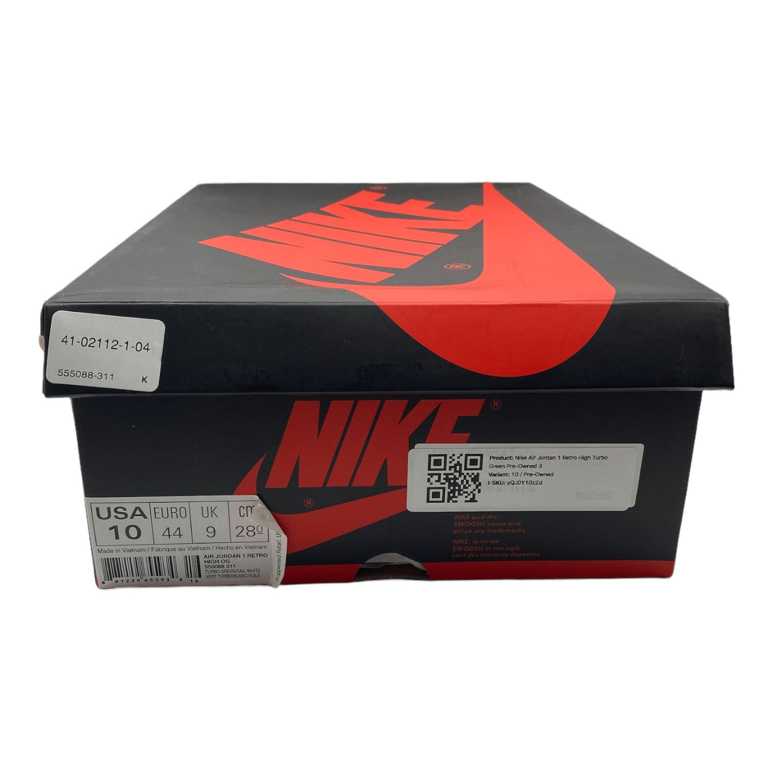 Nike 1 Retro High Turbo Green Size US 10 / EU 43 - 9 Thumbnail