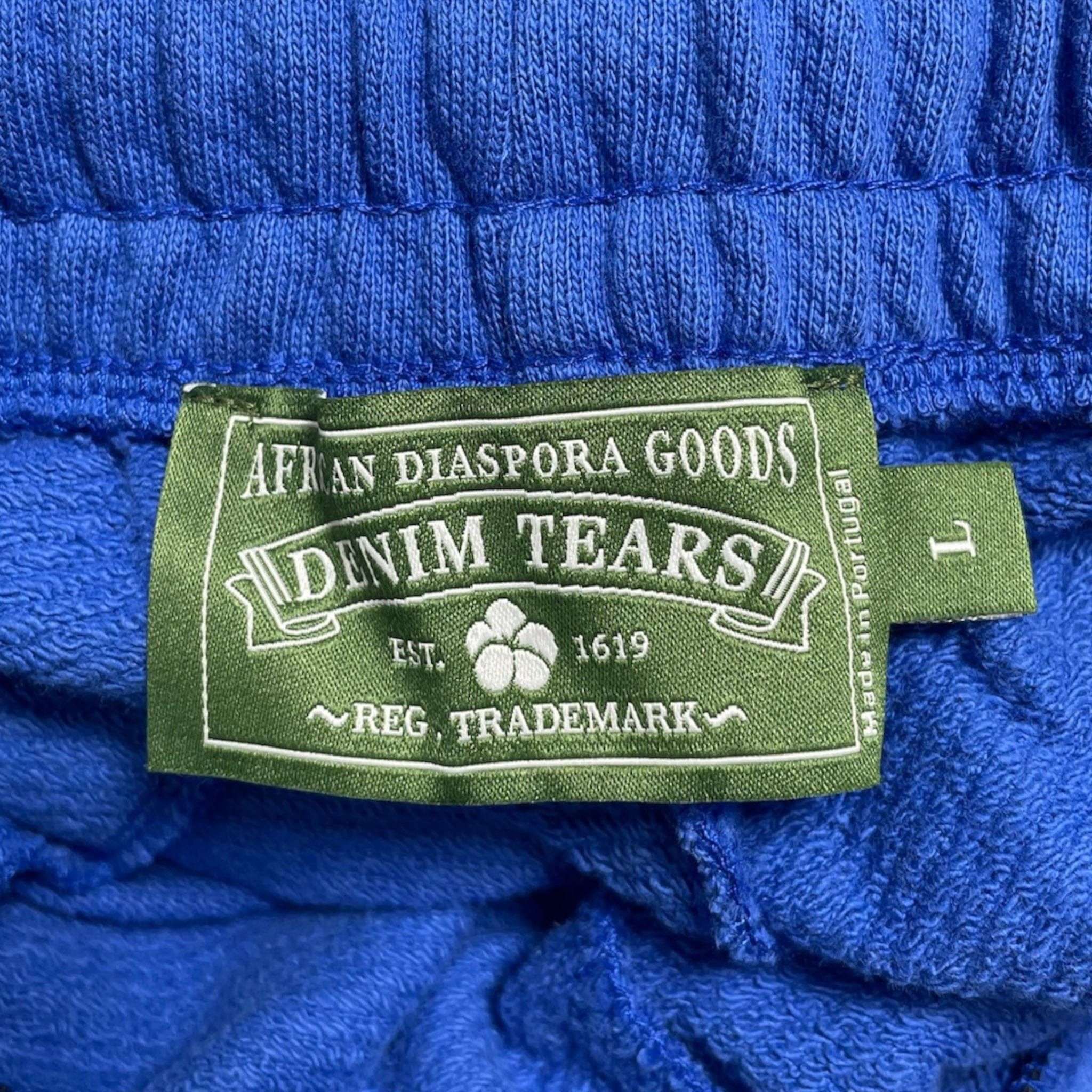 DENIM TEARS The Cotton Wreath Sweatpants Royal Blue Size US 36 / EU 52 - 4 Thumbnail