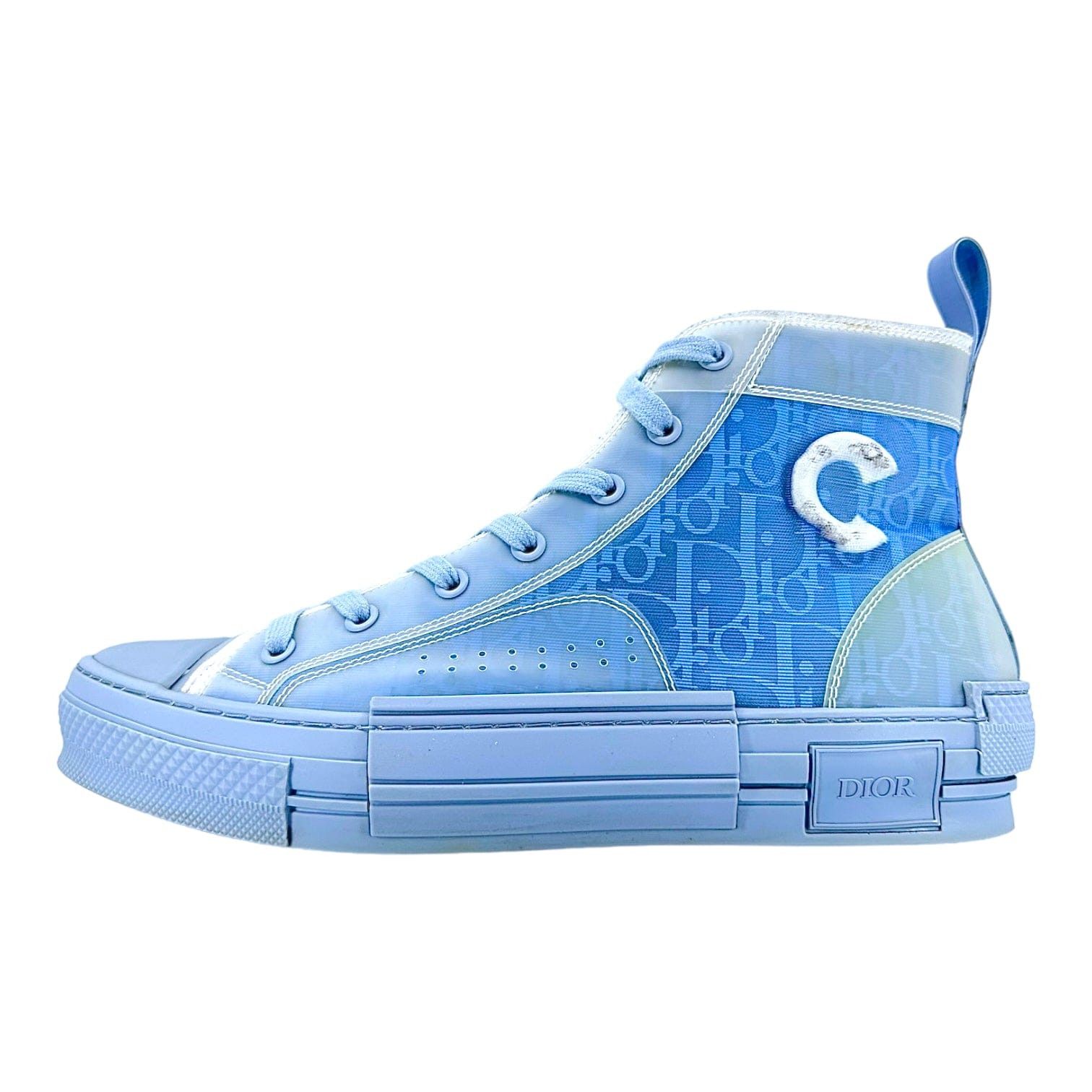Dior Dior B23 Trainer High Top Daniel Arsham Blue Size US 9 / EU 42 - 2 Thumbnail