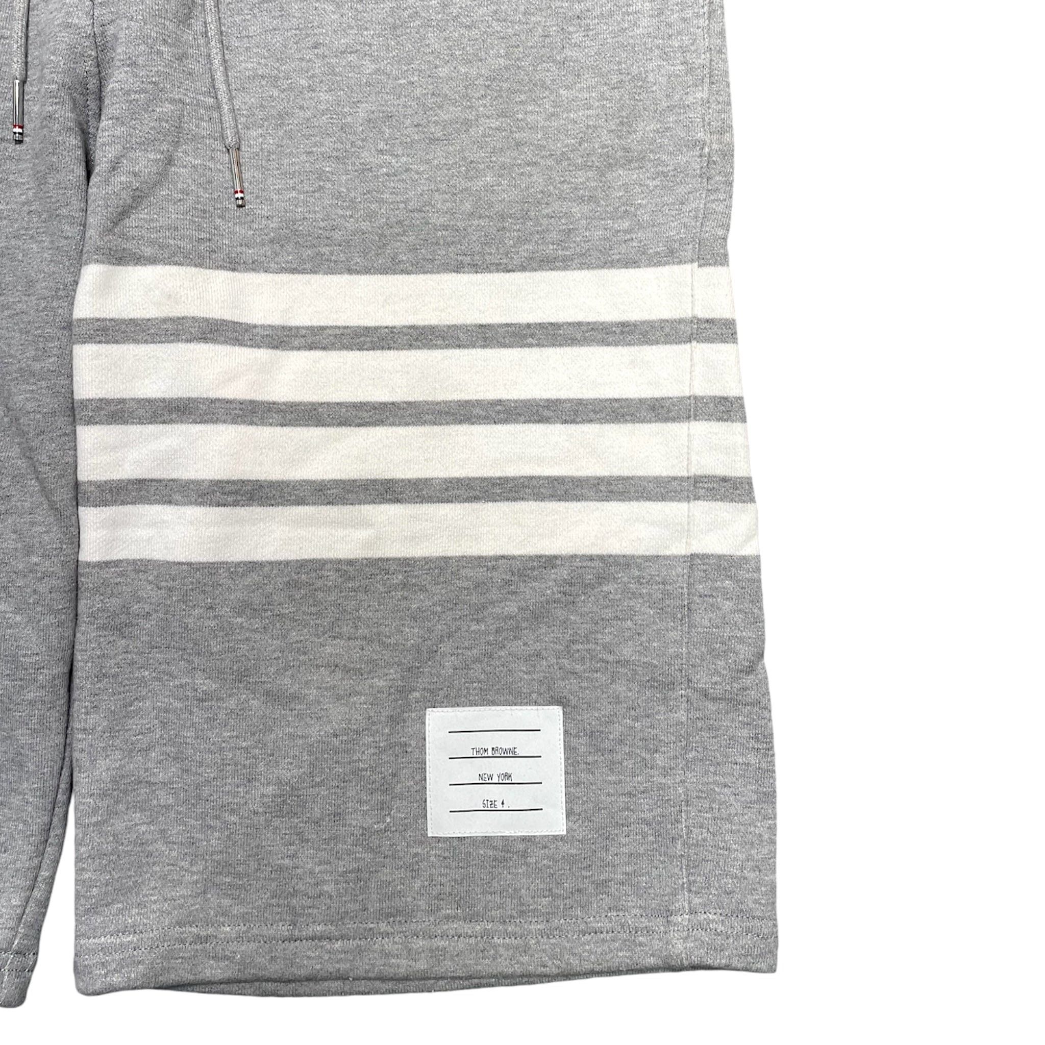 Thom Browne Engineered 4-Bar Sweat Shorts Grey Size US 40 / EU 56 - 3 Thumbnail
