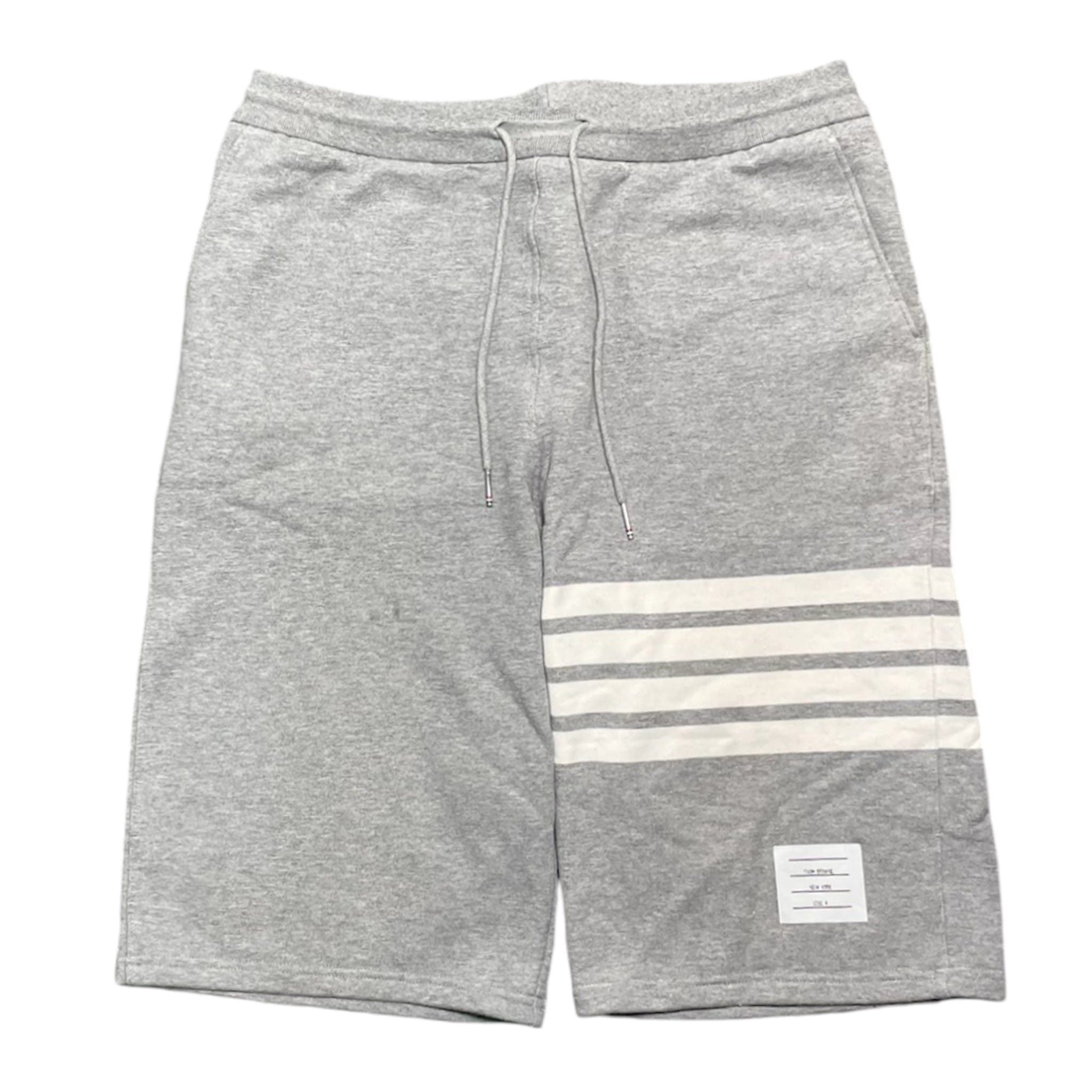 Thom Browne Engineered 4-Bar Sweat Shorts Grey Size US 40 / EU 56 - 2 Thumbnail