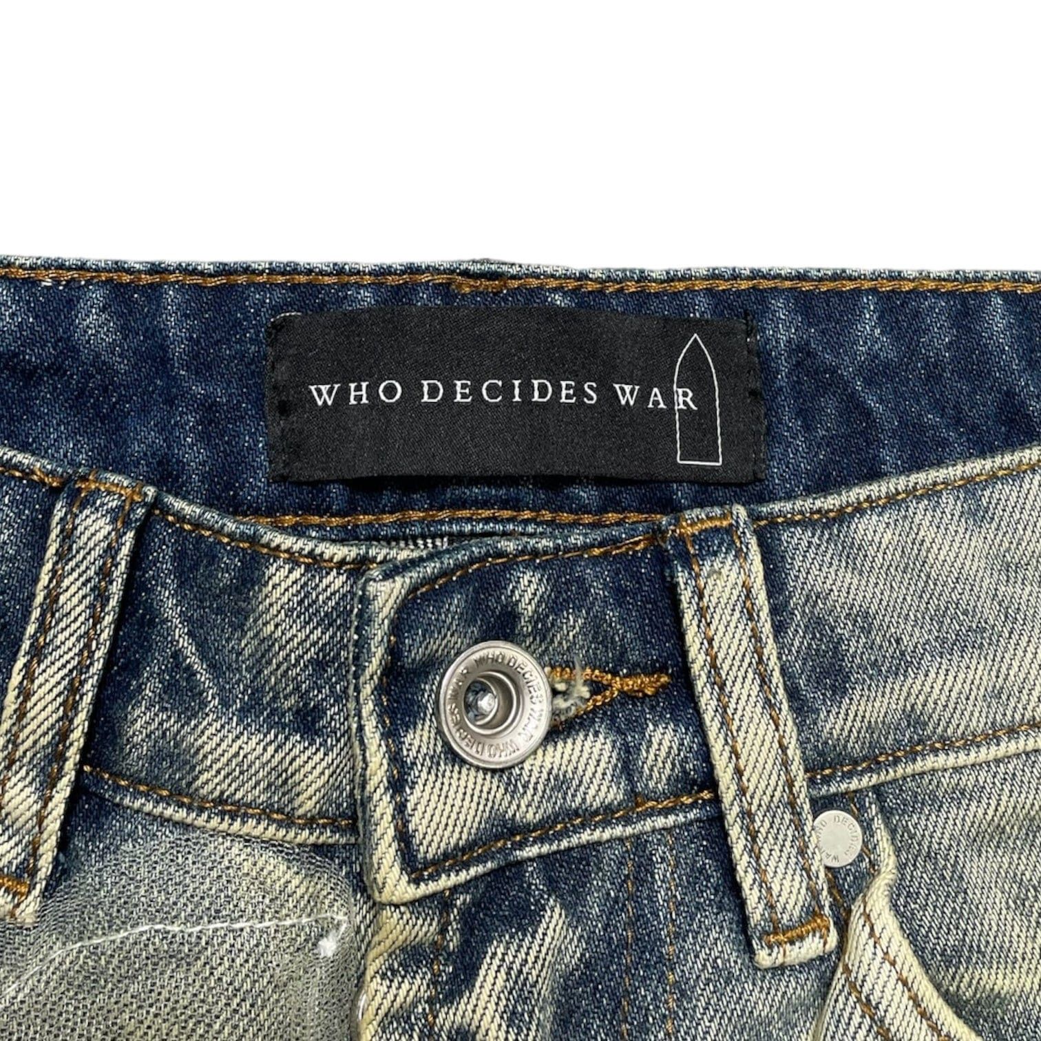 Who Decides War Metal Lace Jeans Indigo Size US 36 / EU 52 - 5 Thumbnail