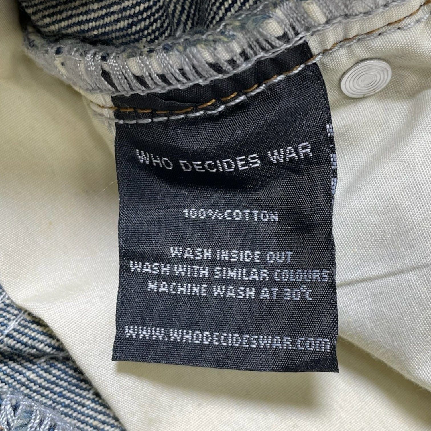 Who Decides War Metal Lace Jeans Indigo Size US 36 / EU 52 - 6 Thumbnail