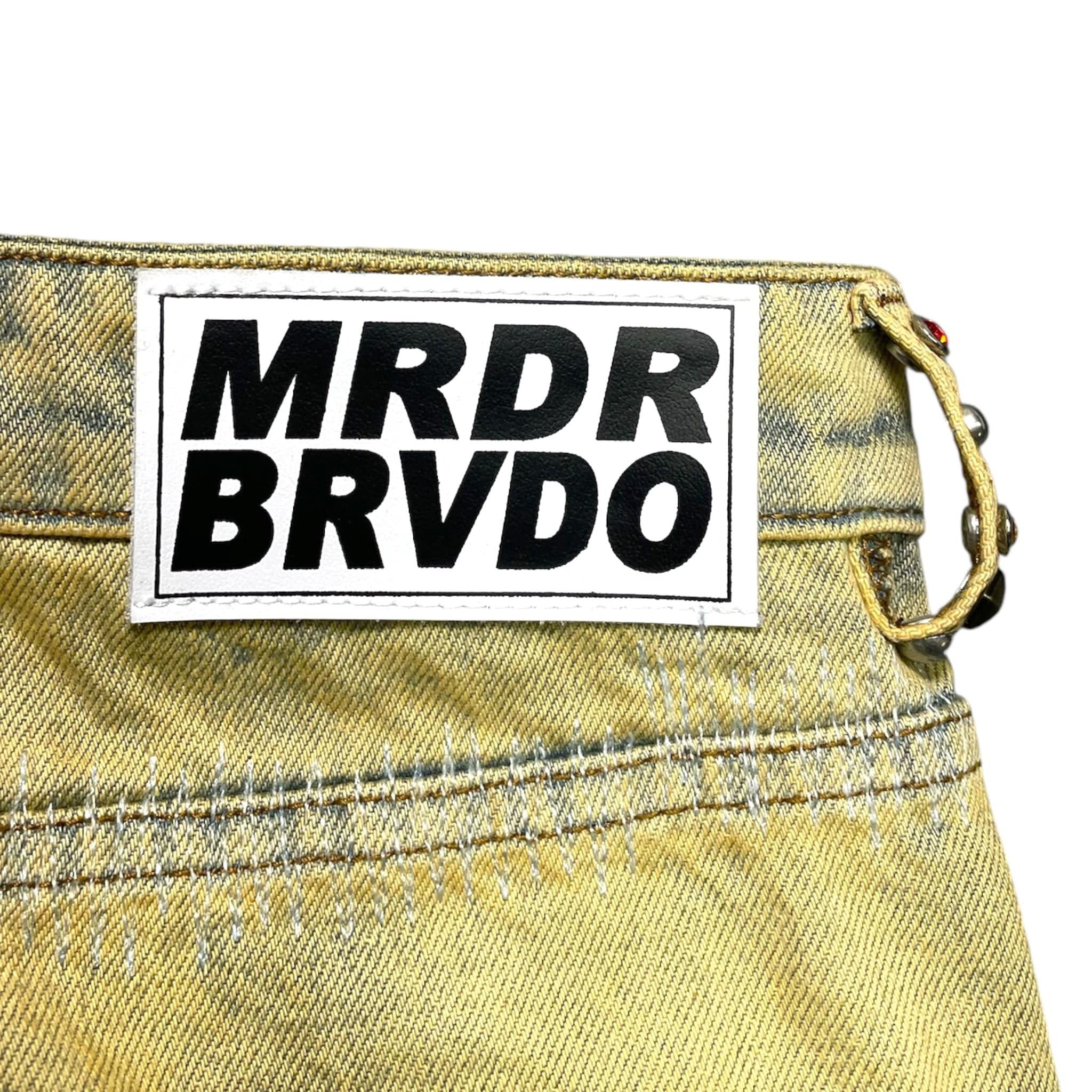 Who Decides War Studded Distressed Jeans Multi Size US 34 / EU 50 - 4 Thumbnail